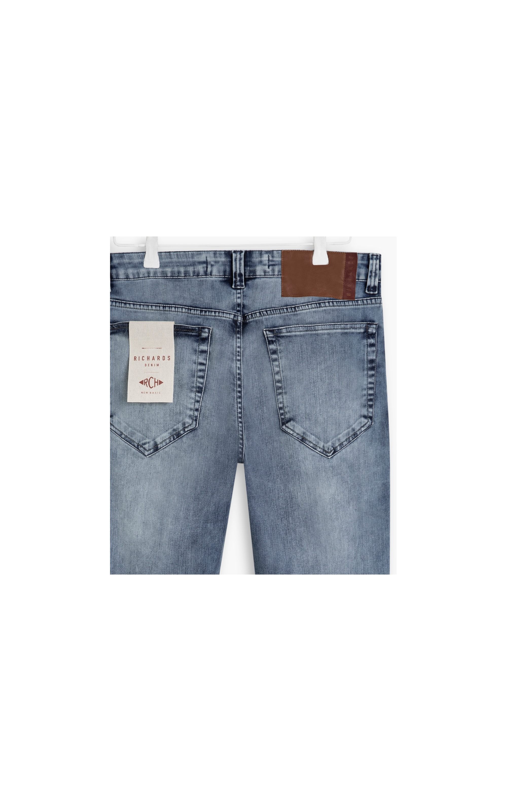 Calça High Comfort Basic Ben Lav.Claro C/ Used e Puido