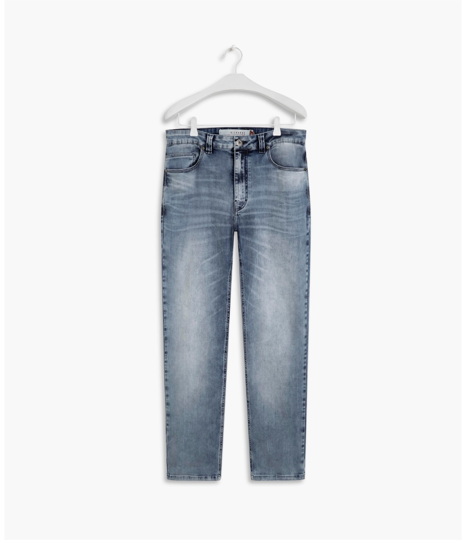 Calça High Comfort Basic Ben Lav.Claro C/ Used e Puido
