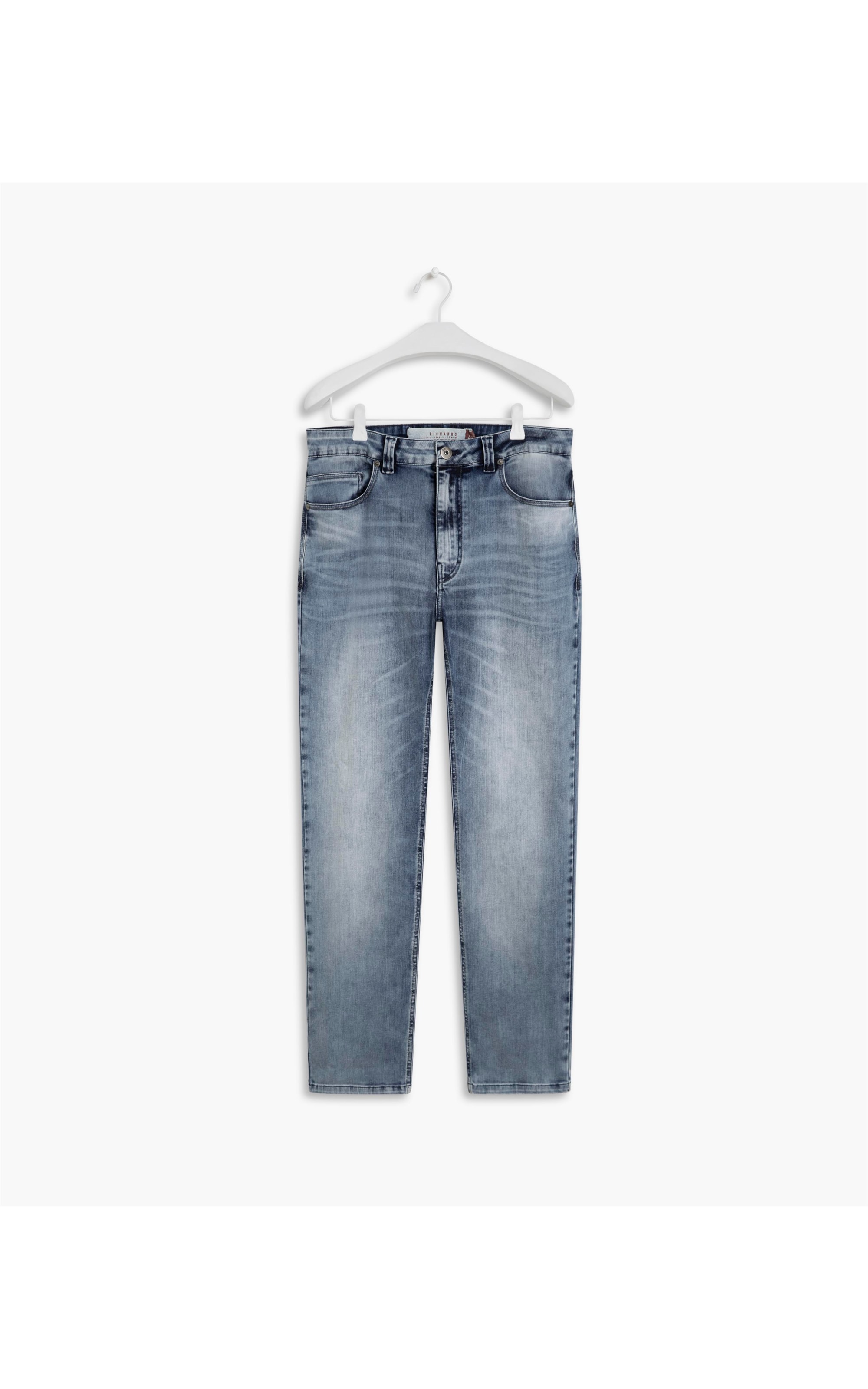Calça High Comfort Basic Ben Lav.Claro C/ Used e Puido
