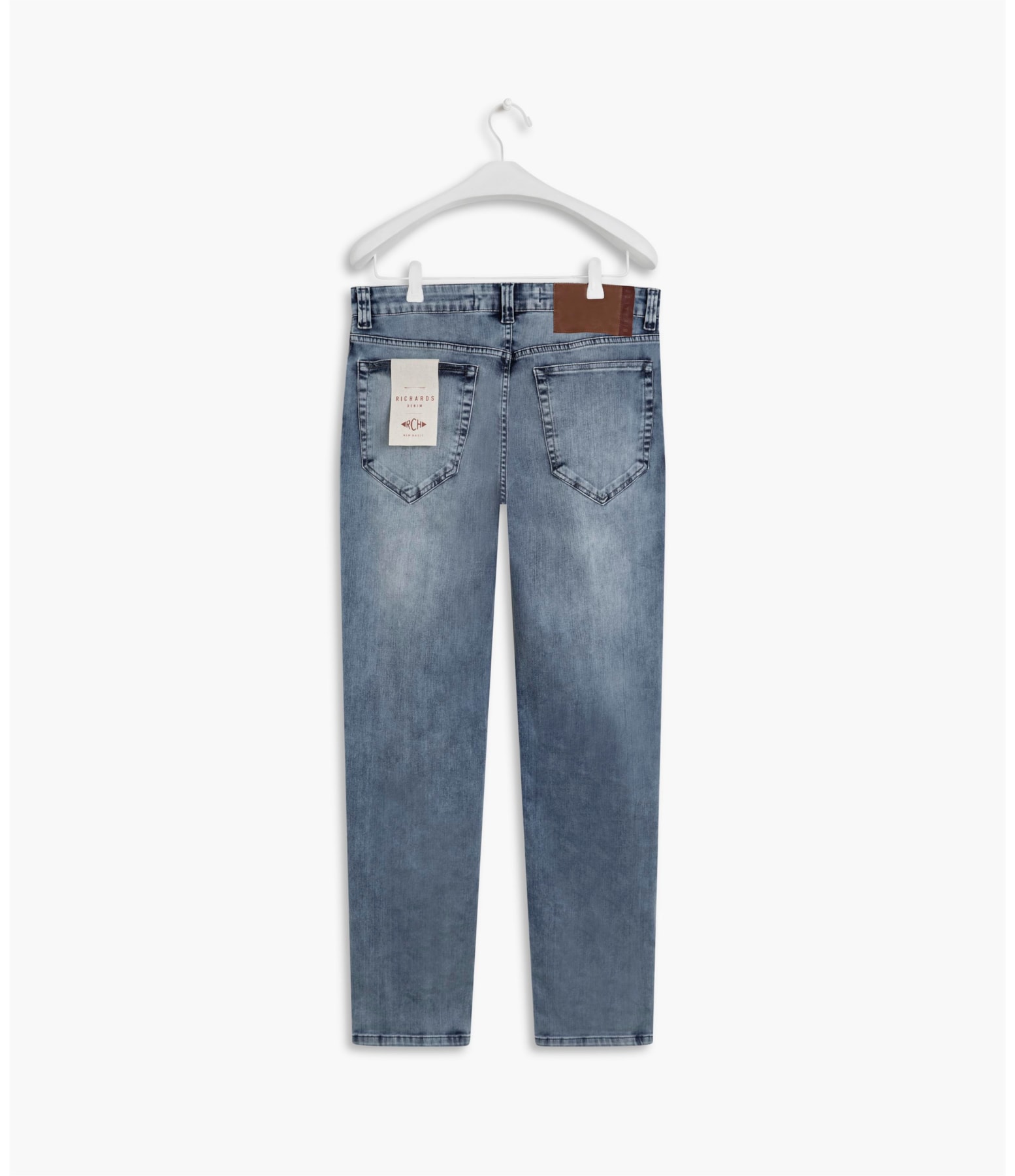 Calça High Comfort Basic Ben Lav.Claro C/ Used e Puido