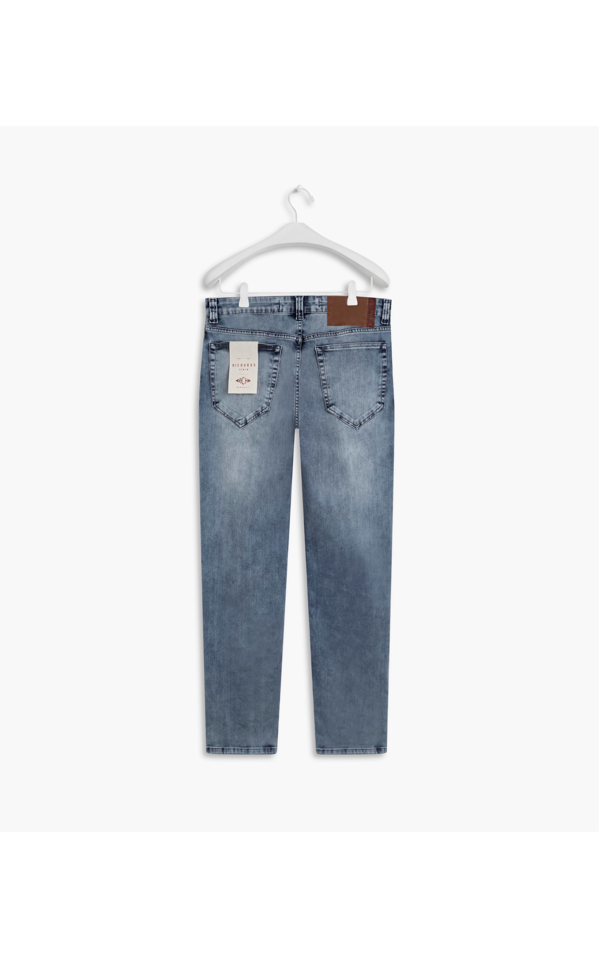 Calça High Comfort Basic Ben Lav.Claro C/ Used e Puido