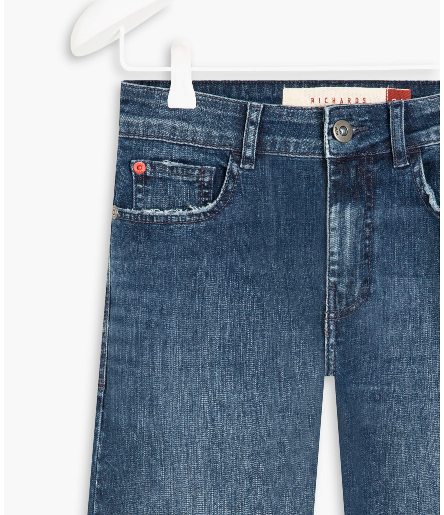 Calça High Comfort Blue Reta Carol                                         