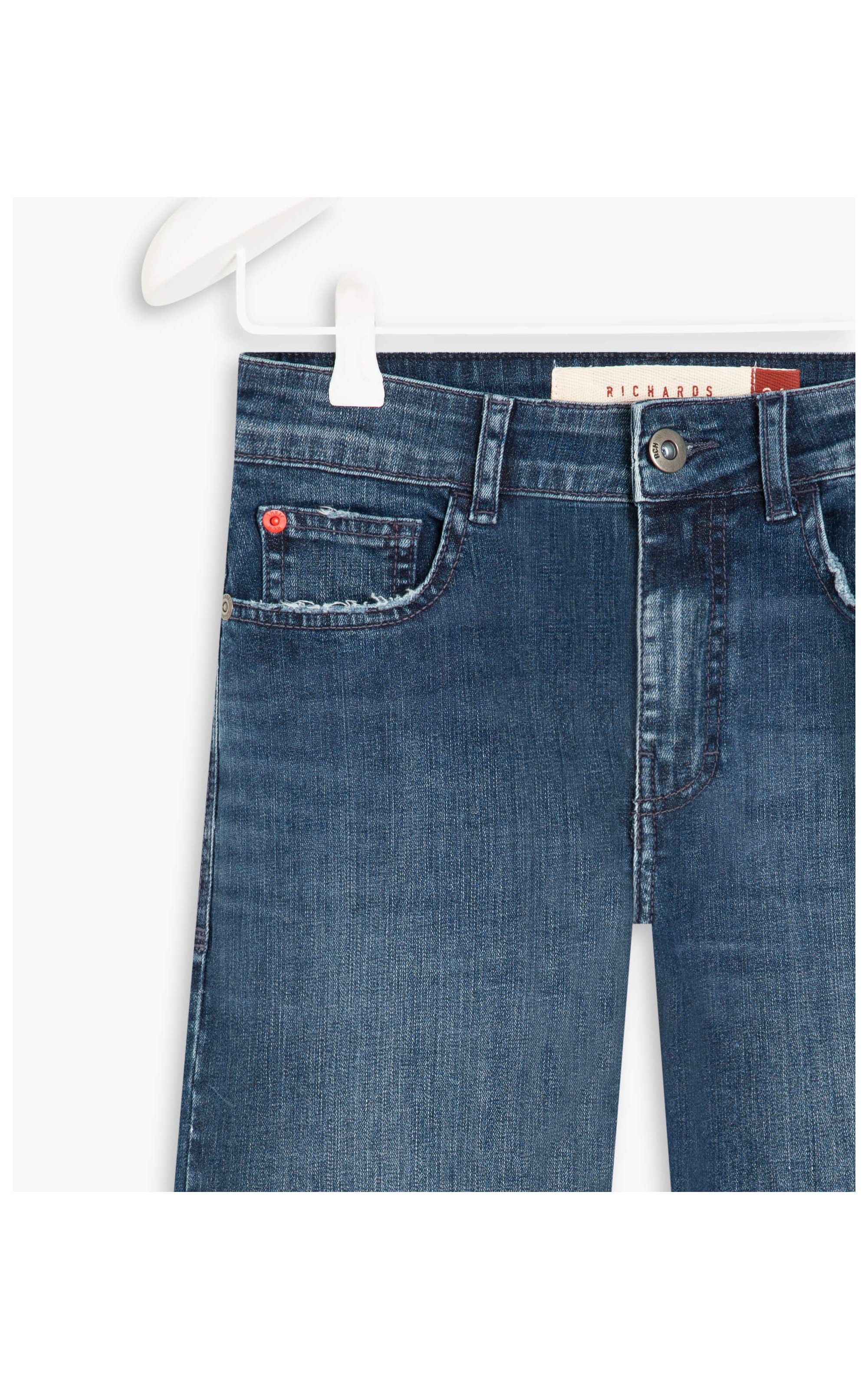 Calça High Comfort Blue Reta Carol                                         