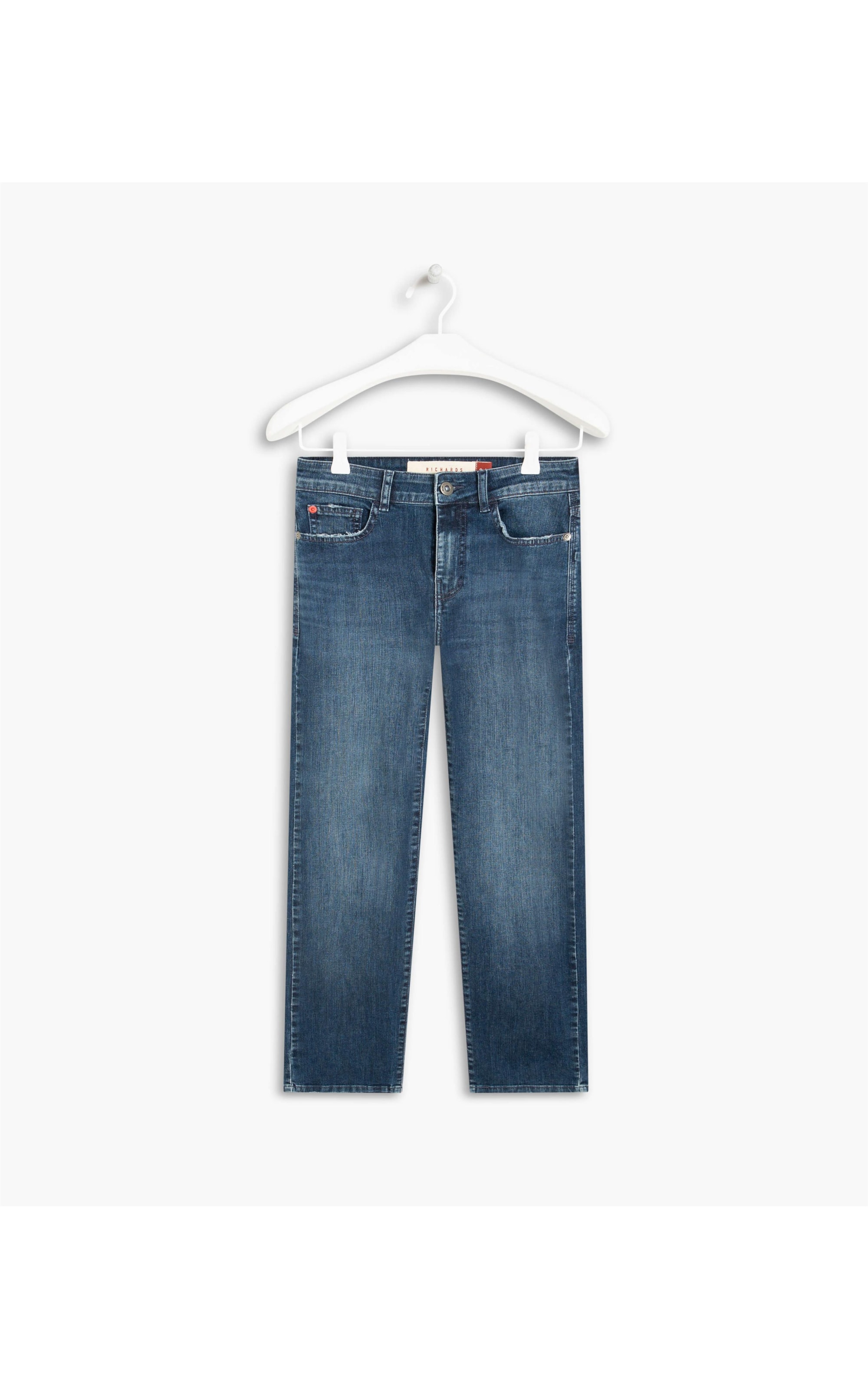 Calça High Comfort Blue Reta Carol                                         