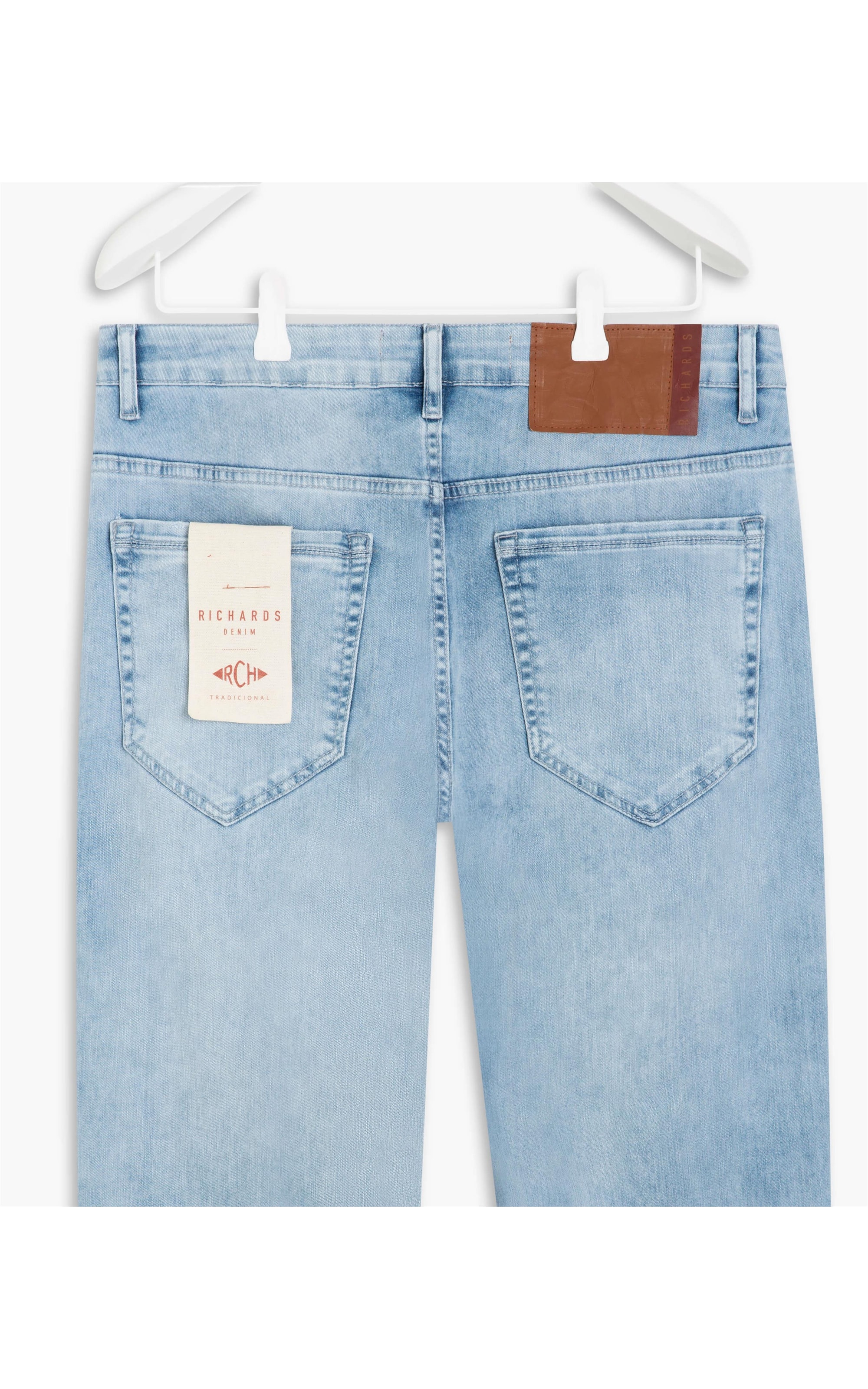 Calça High Comfort Blue Tradicional Kaua Lav.Claro C/ Sky+rebolo