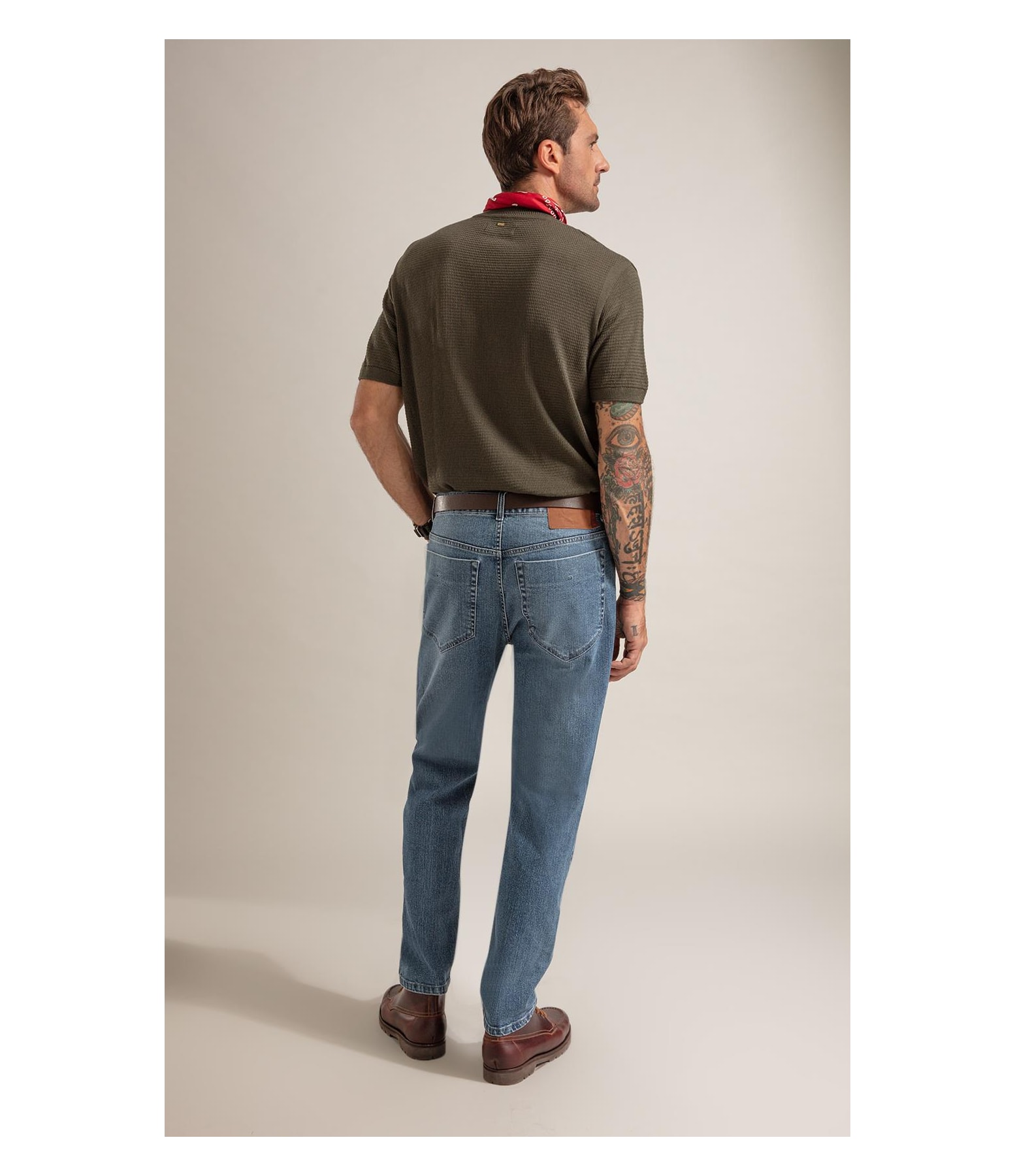 Calca High Comfort Caio Lavado Medio