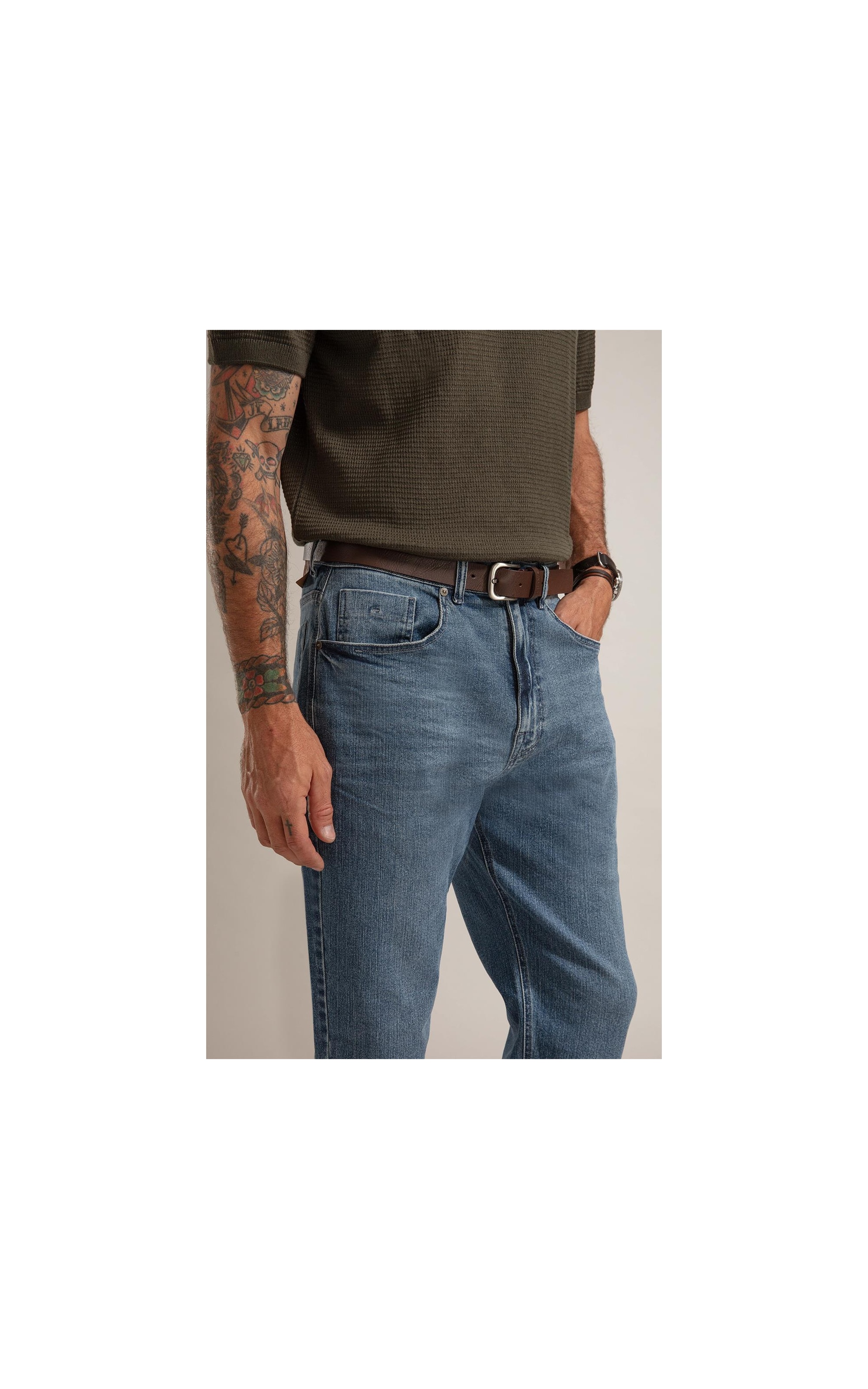 Calca High Comfort Caio Lavado Medio