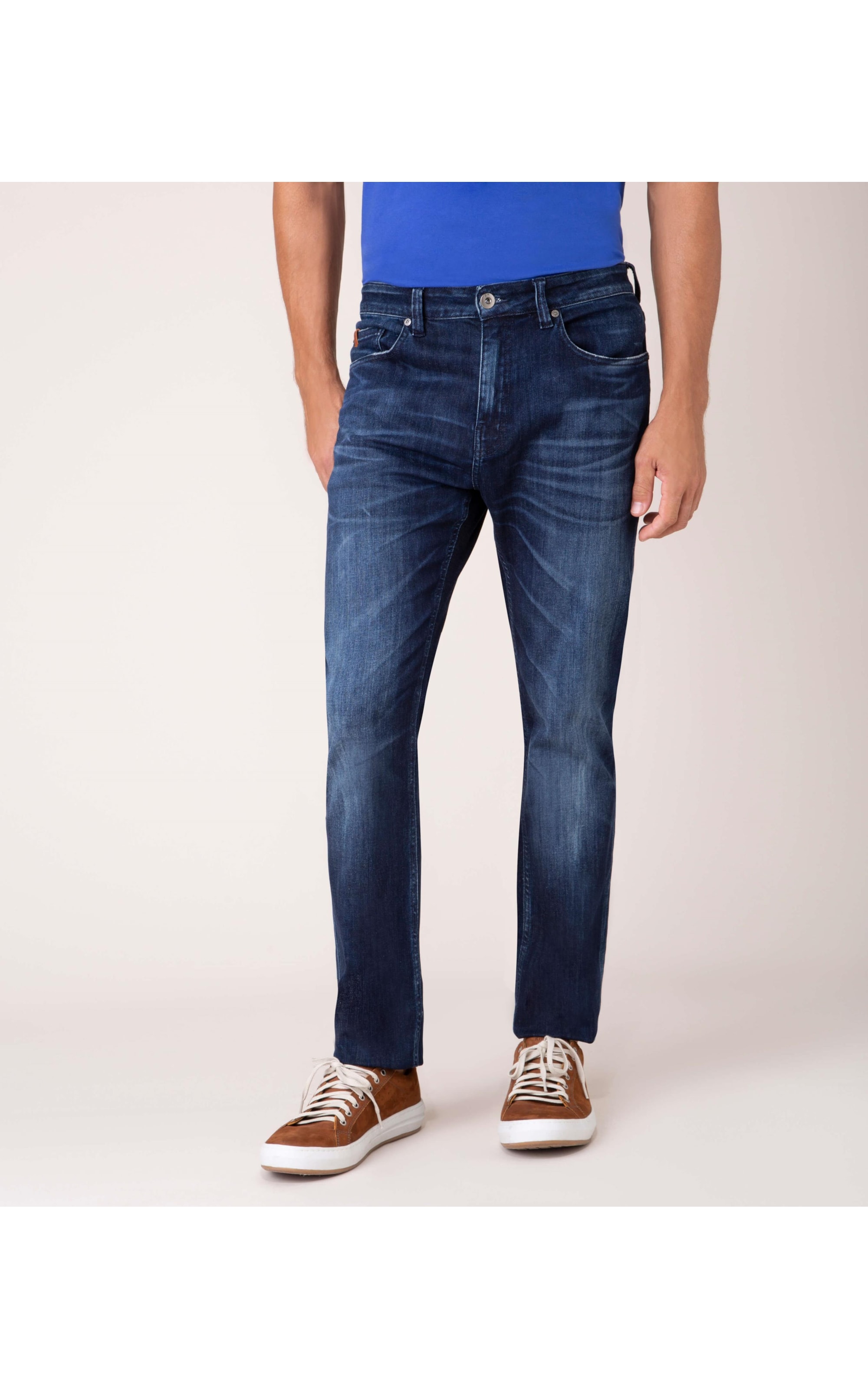 Calça High Comfort Custom Mao Índigo Escuro