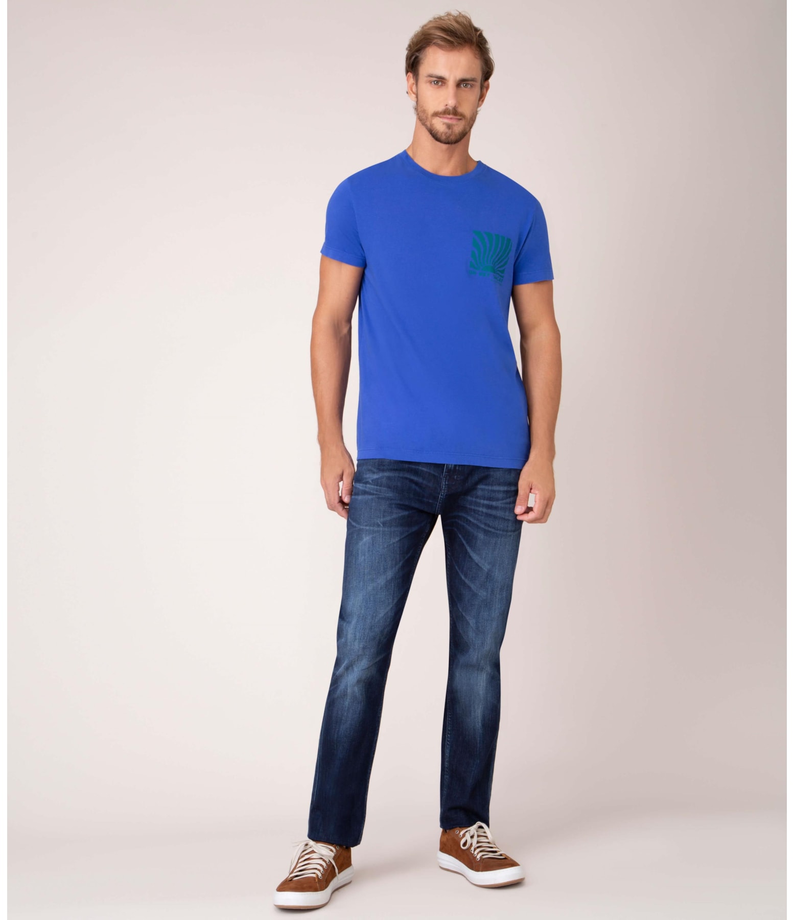 Calça High Comfort Custom Mao Índigo Escuro