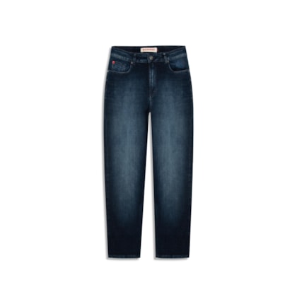 Calça High Comfort Dark Flame Mom Liz Lav.Escuro C/ Used