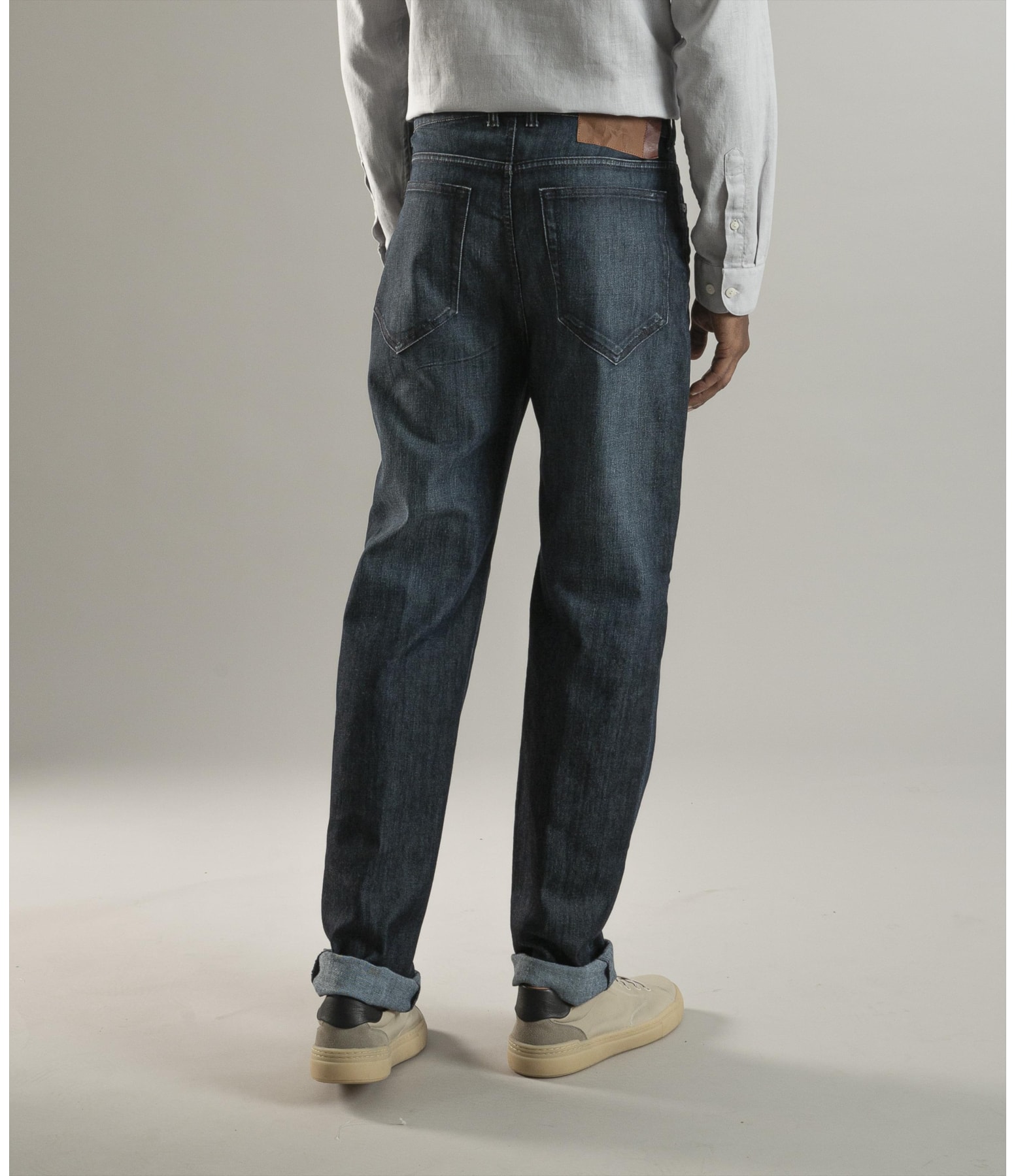 Calça High Comfort Dark Indigo Trad Joao Rchl229-Lav.Medio