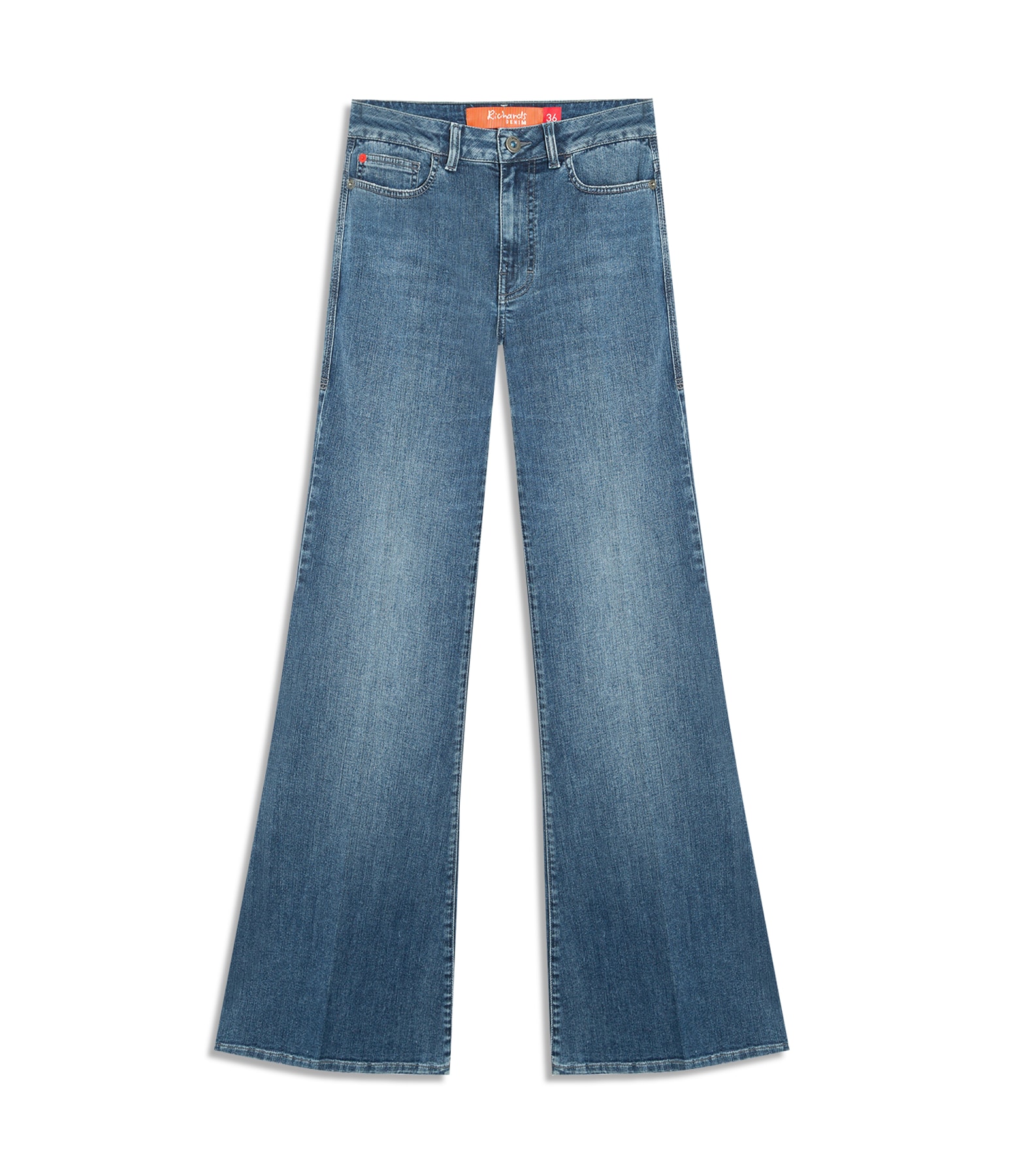 Calca High Comfort Flare Luciana Lav.Medio C/Used
