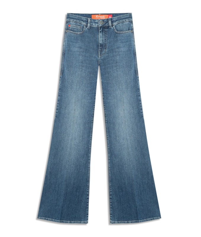 Calca High Comfort Flare Luciana Lav.Medio C/Used