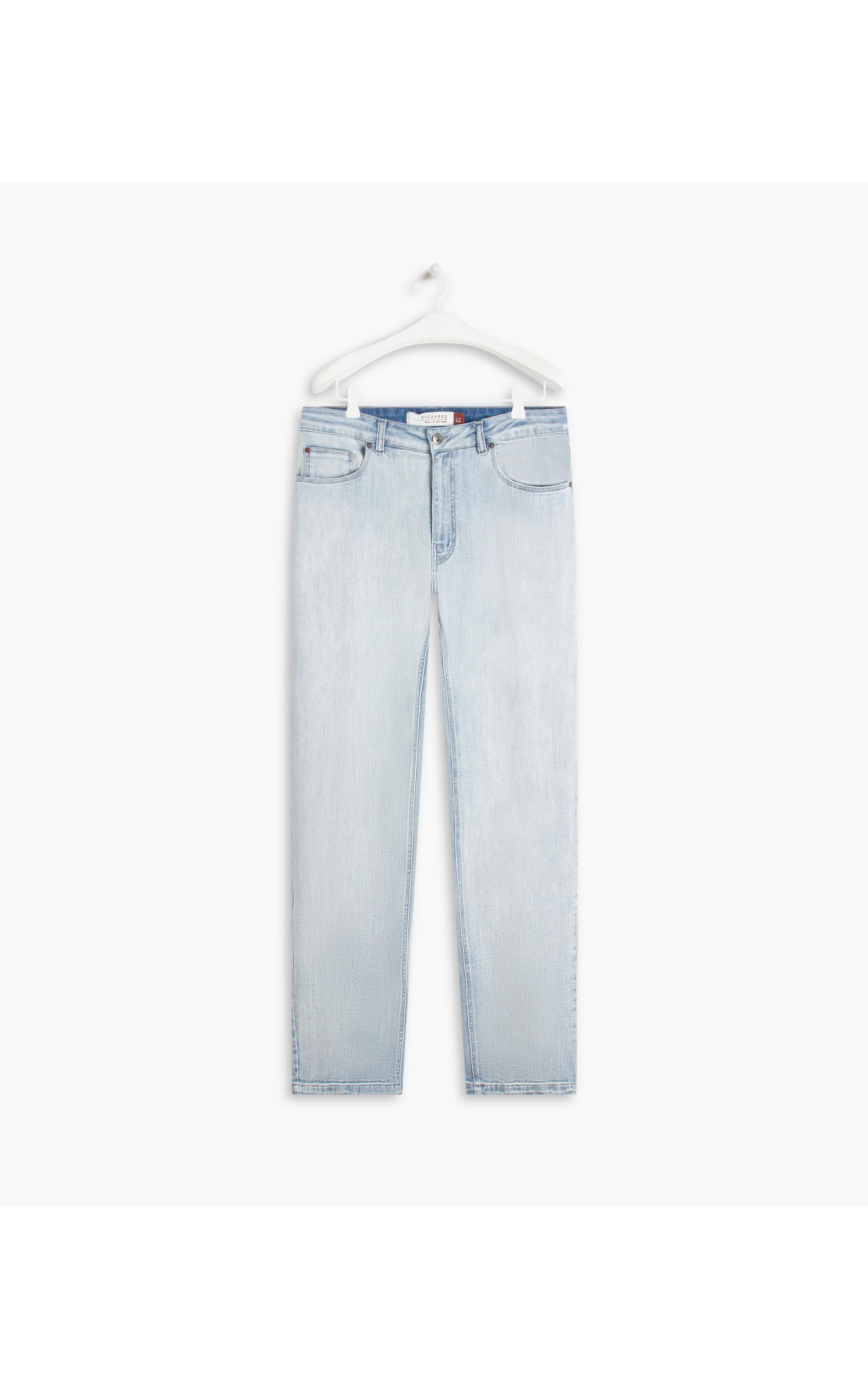 Calça High Comfort Stretch Tradicional m Rchl240-Lav.Claro