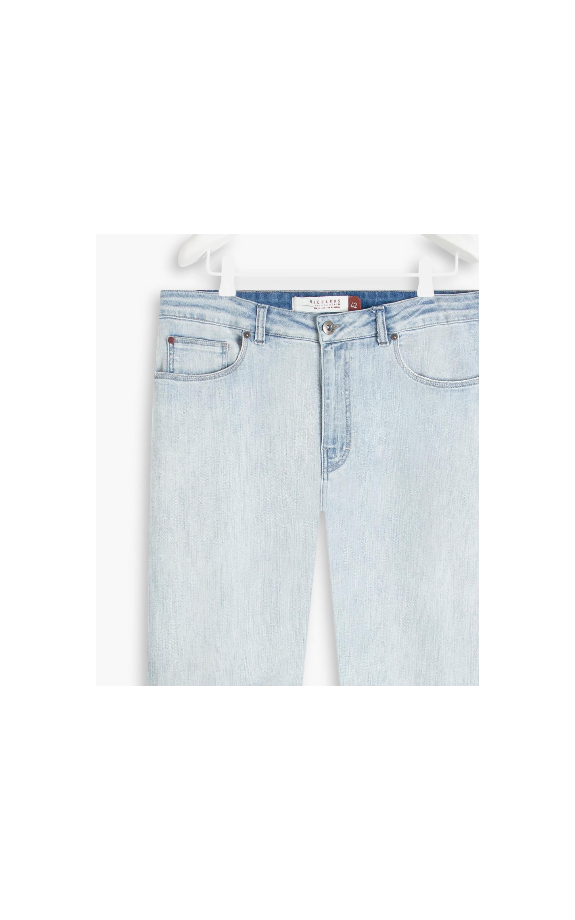 Calça High Comfort Stretch Tradicional m Rchl240-Lav.Claro