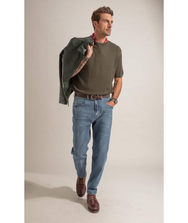 Calca High Comfort Tradicional Caio Lavado Medio