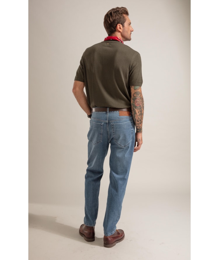 Calca High Comfort Tradicional Caio Lavado Medio