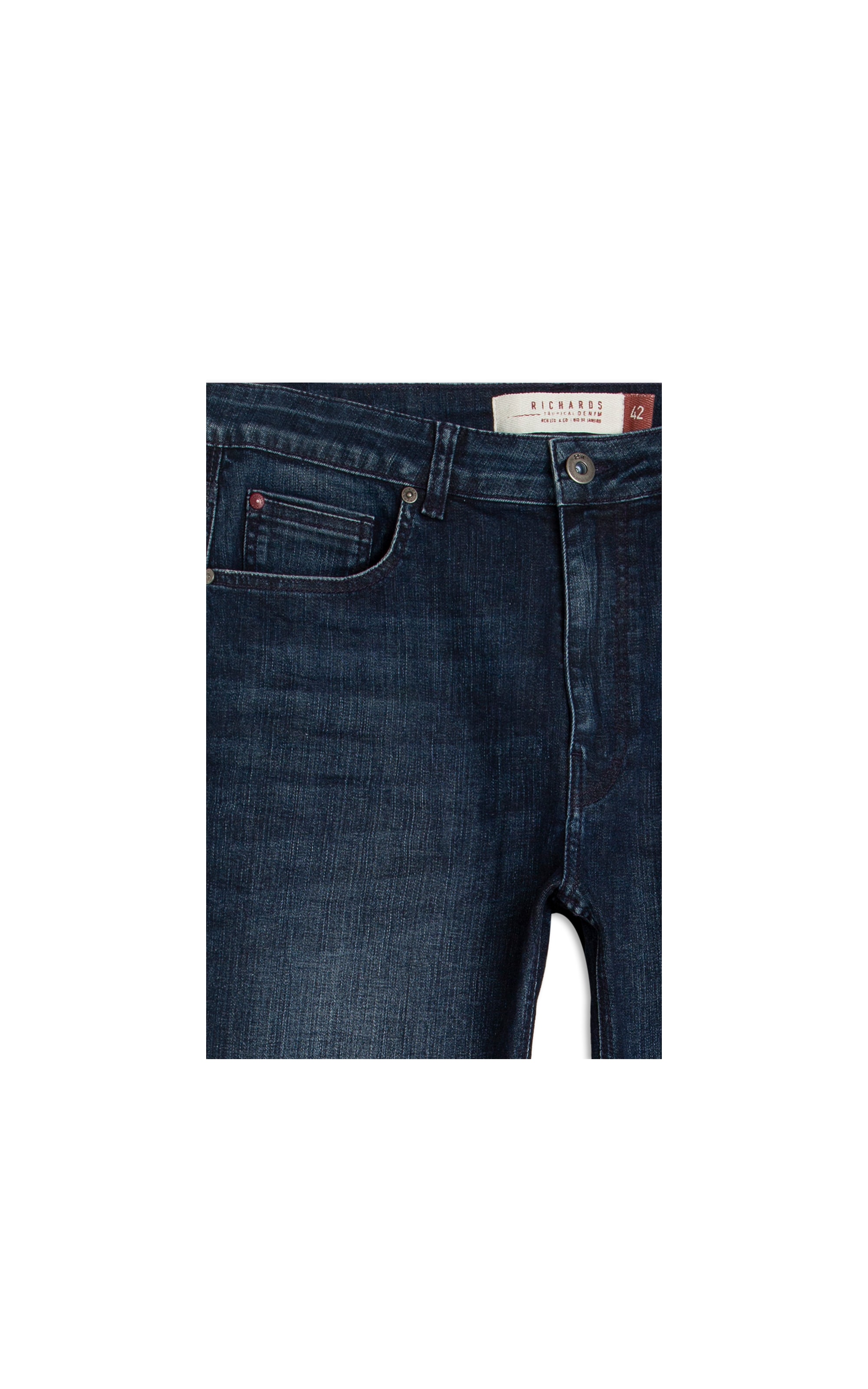 Calca High Confort Blue Custom Fit Vitor 2108-Lav.Escuro C/ Used
