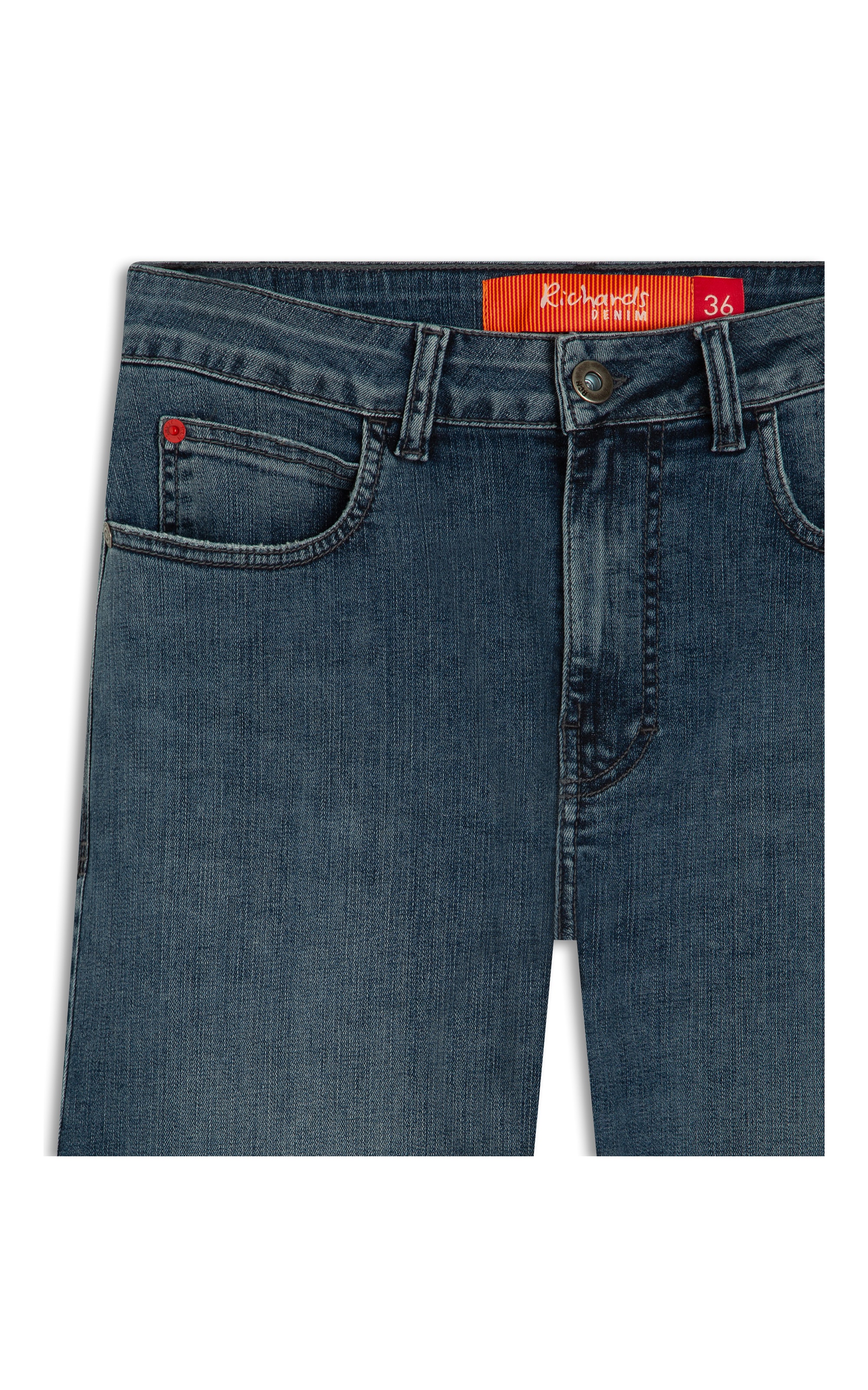 Calca High Confort Blue Mom 2114-Lav.Medio C/ Used