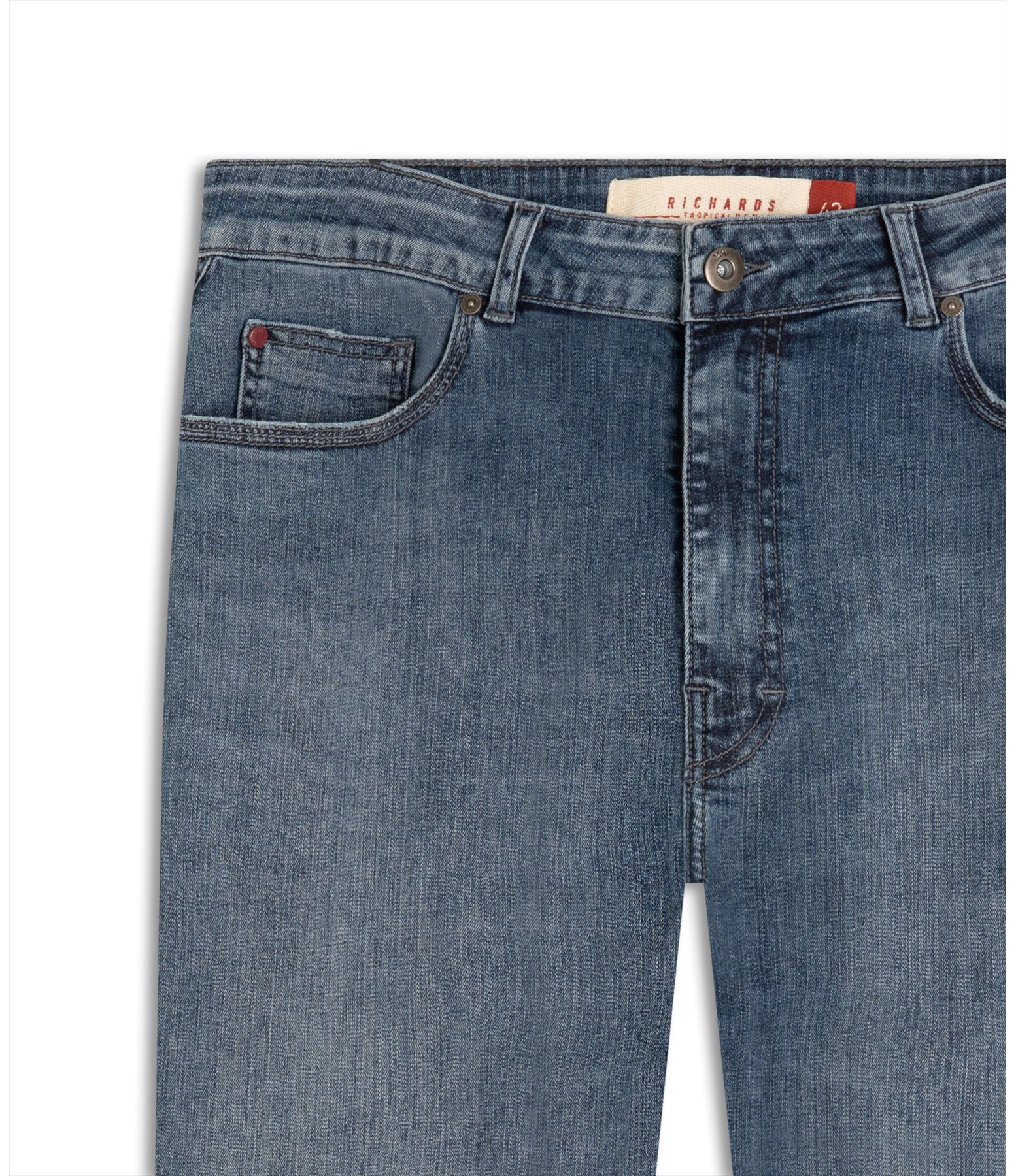 Calca High Confort Blue Tradicional Math 2114-Lav.Medio C/ Used