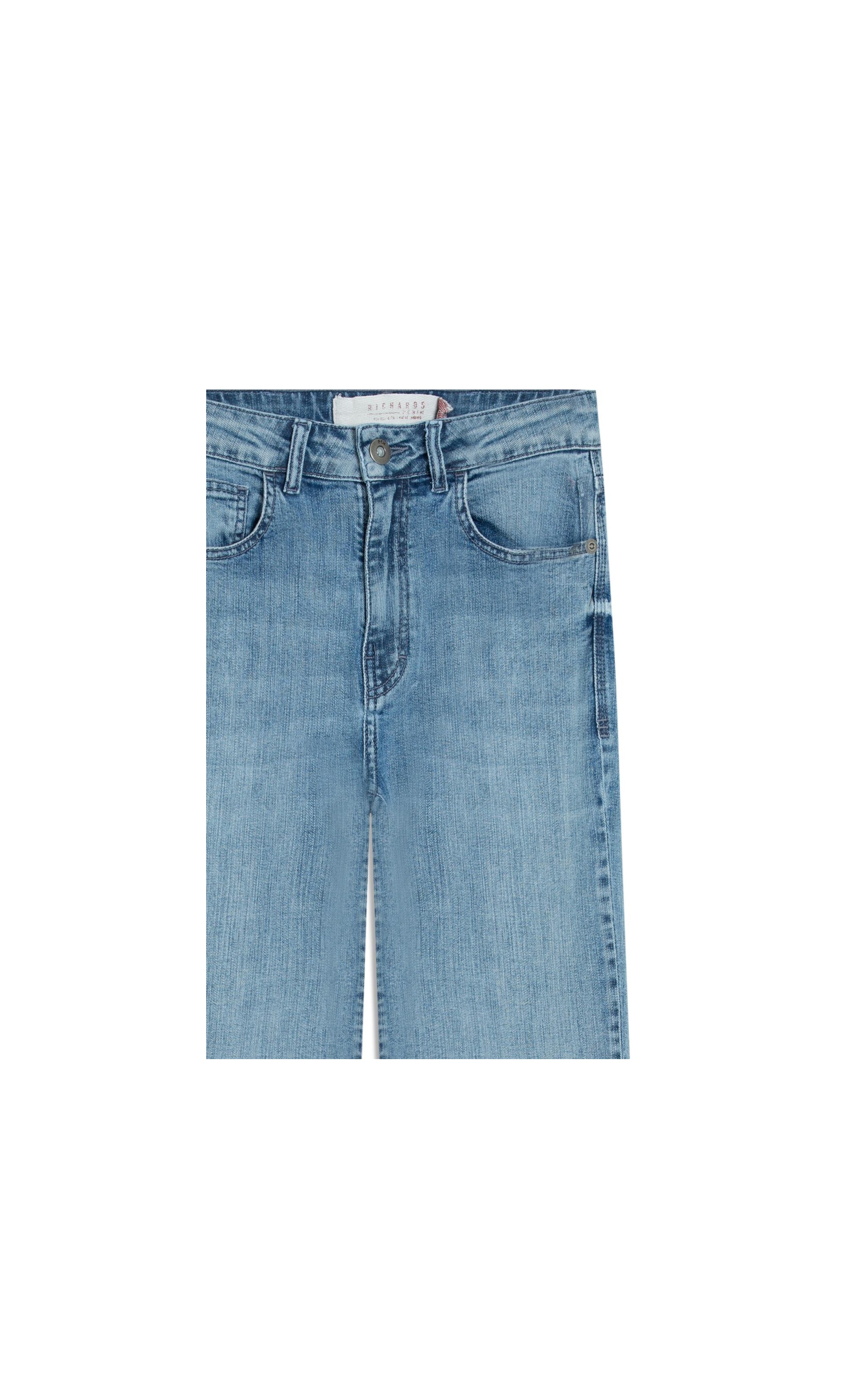 Calca High Confort Stretch Reta Milena Lav.Claro C/ 3d 2097