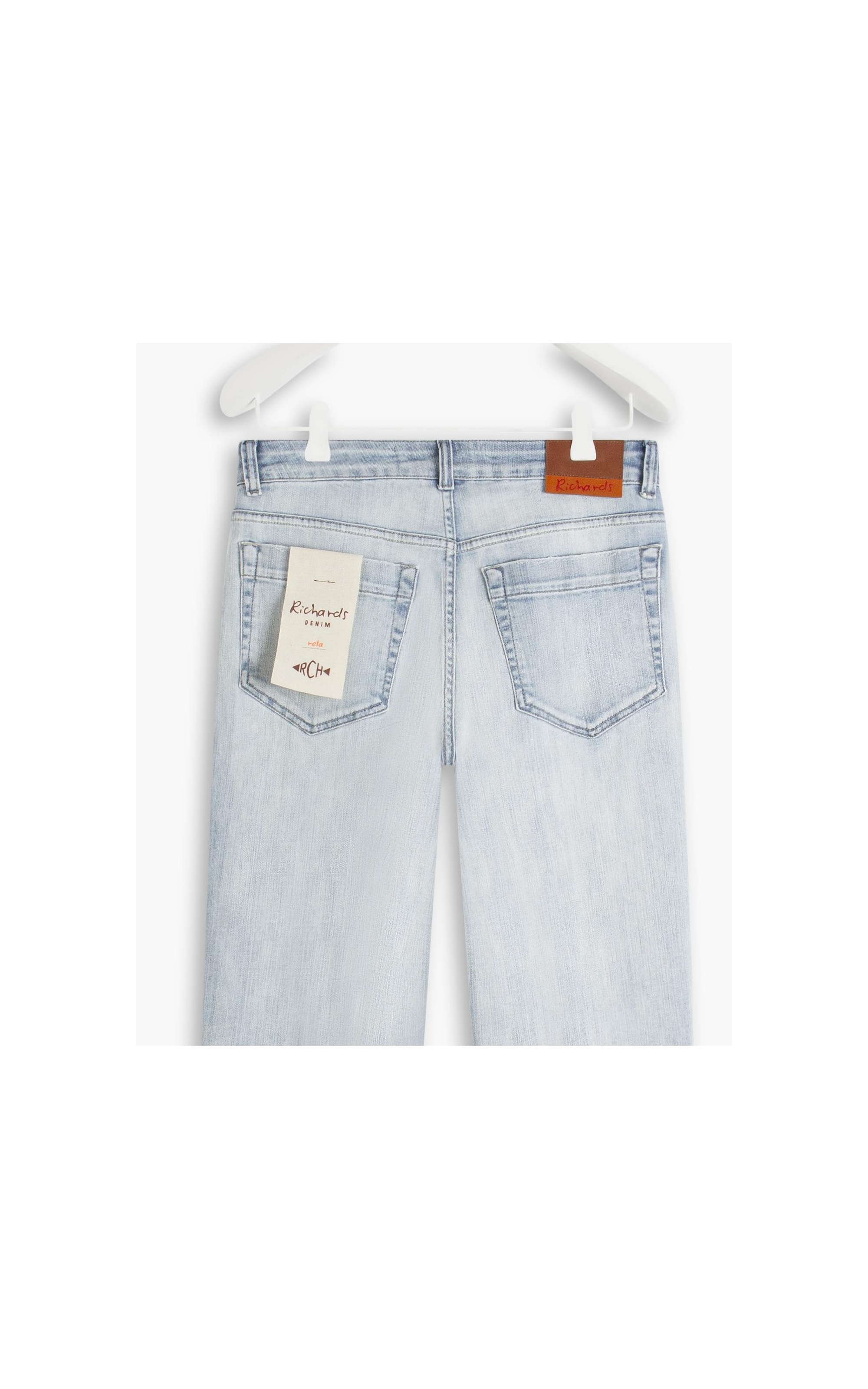 Calça High Confort Stretch Reta Milena Rchl240-Lav.Claro