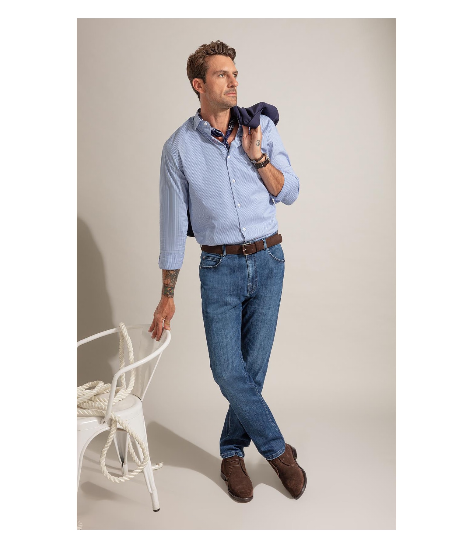 Calca High Confort Stretchbasic Fit Lav.Médio C/ Used