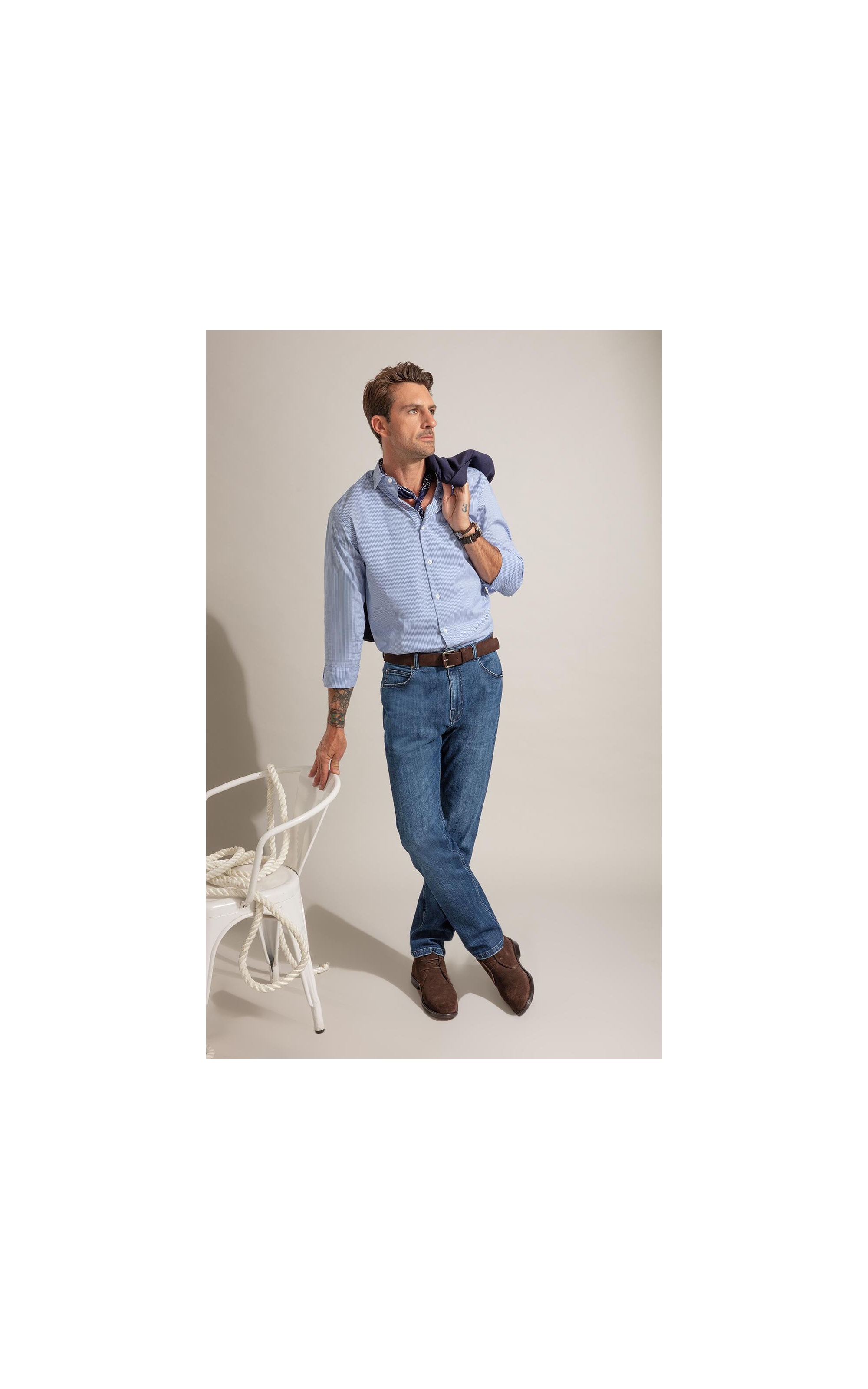 Calca High Confort Stretchbasic Fit Lav.Médio C/ Used