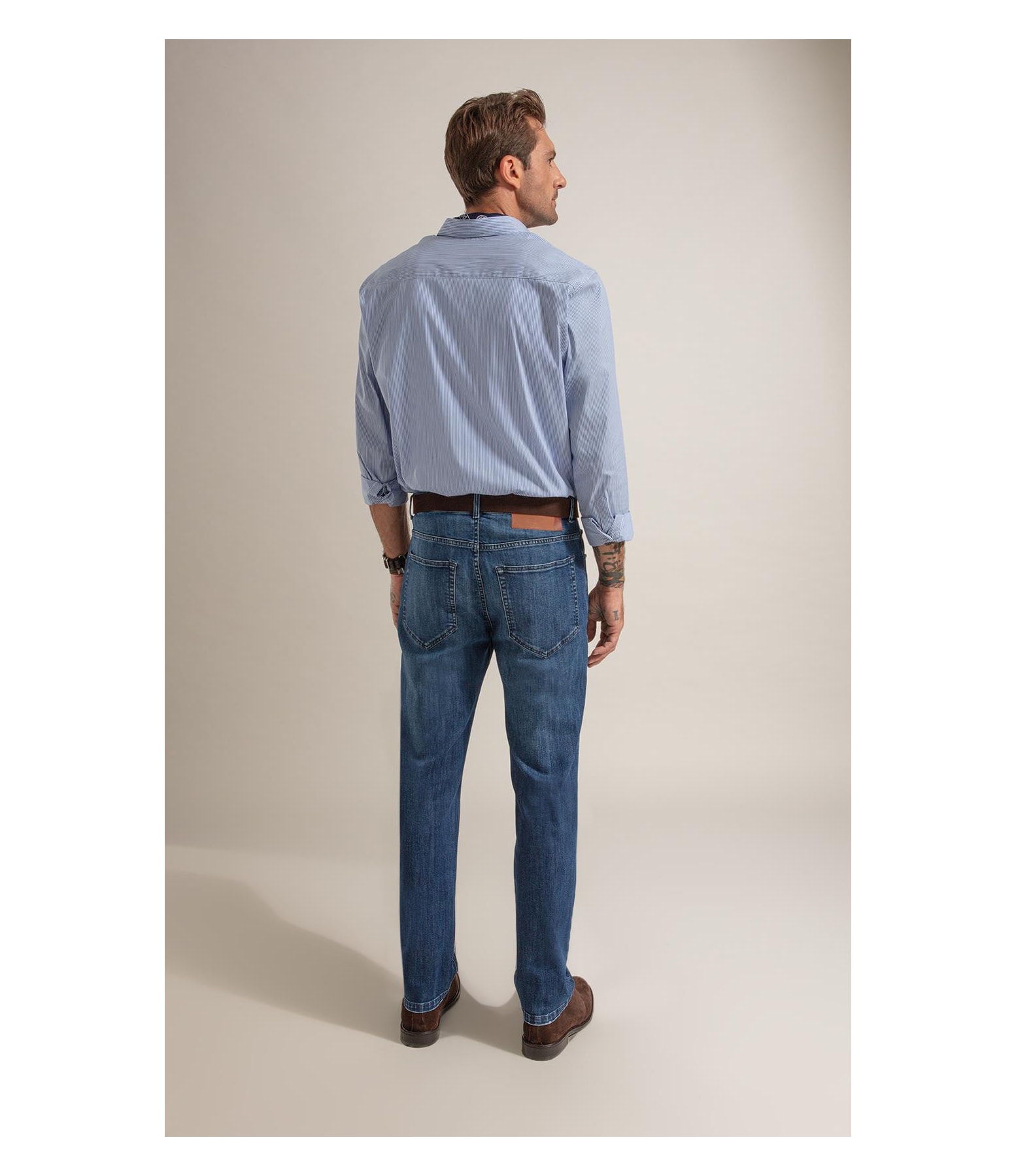 Calca High Confort Stretchbasic Fit Lav.Médio C/ Used