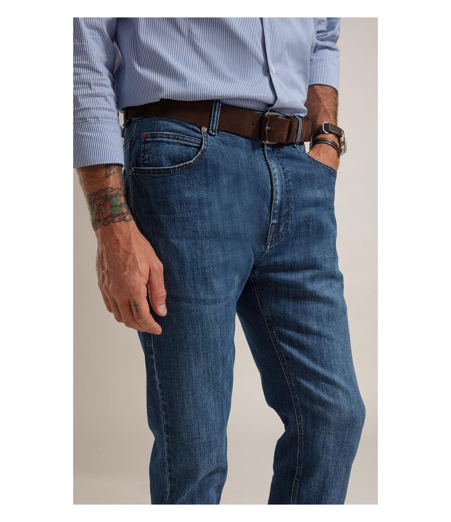 Calca High Confort Stretchbasic Fit Lav.Médio C/ Used