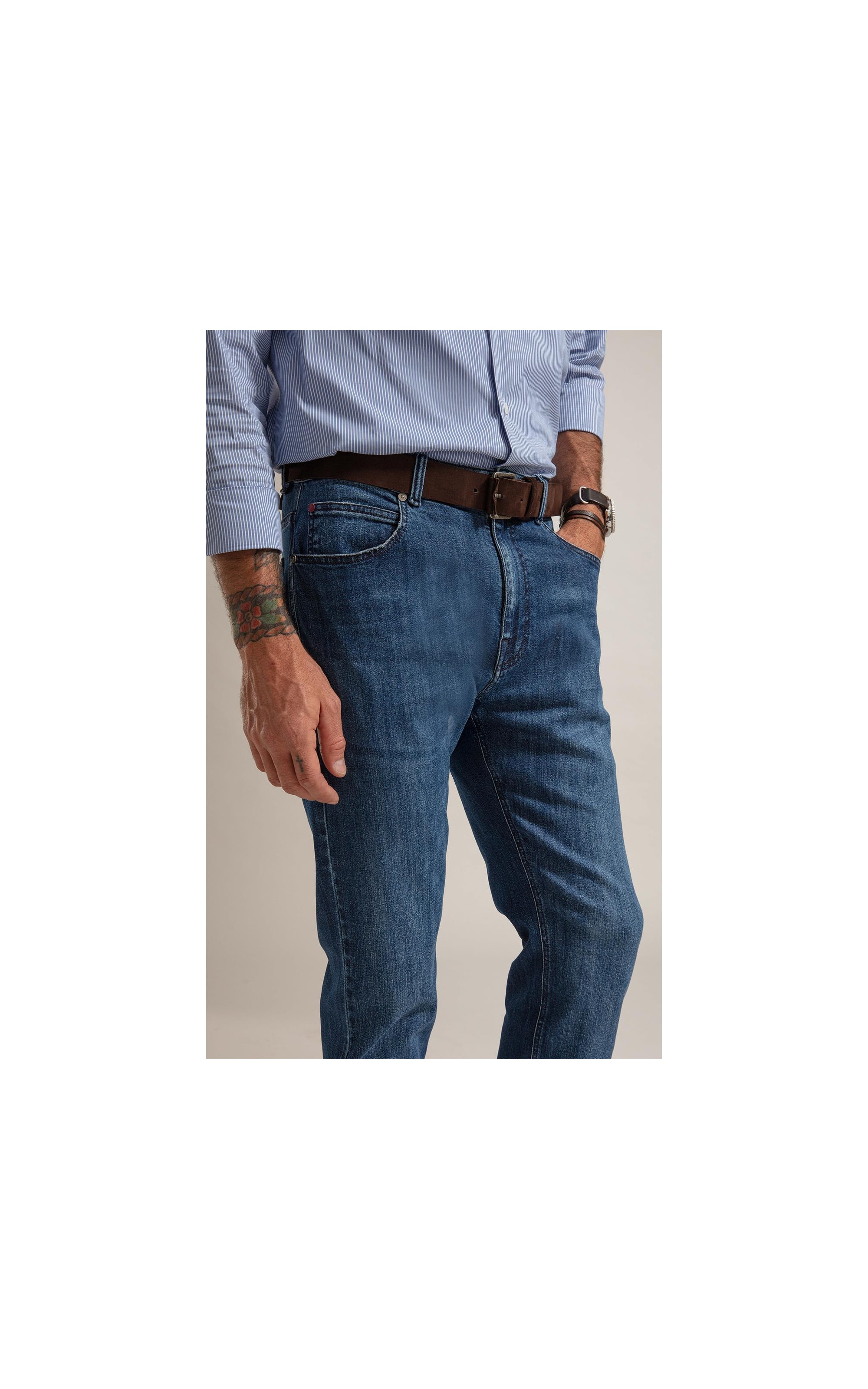 Calca High Confort Stretchbasic Fit Lav.Médio C/ Used