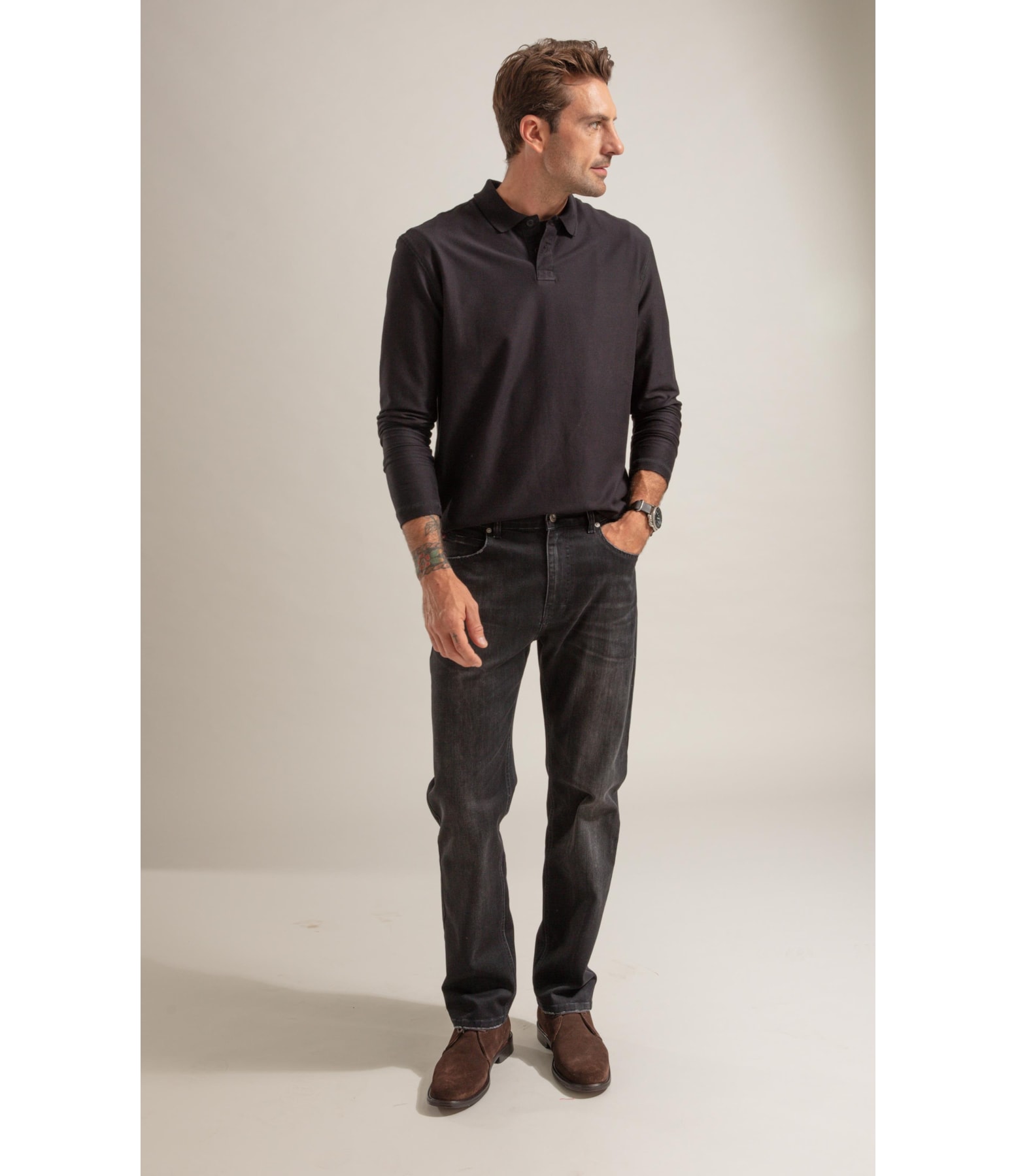 Calca Intense Black Cutom Fit Lav. Escuro C/ Used 2197