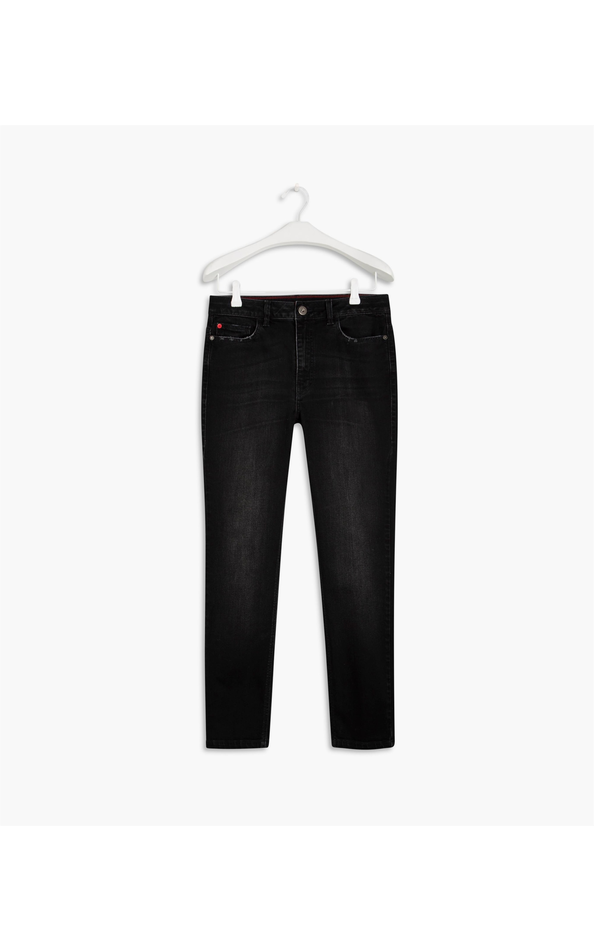 Calça Intense Black High Skinny Contrast Branco