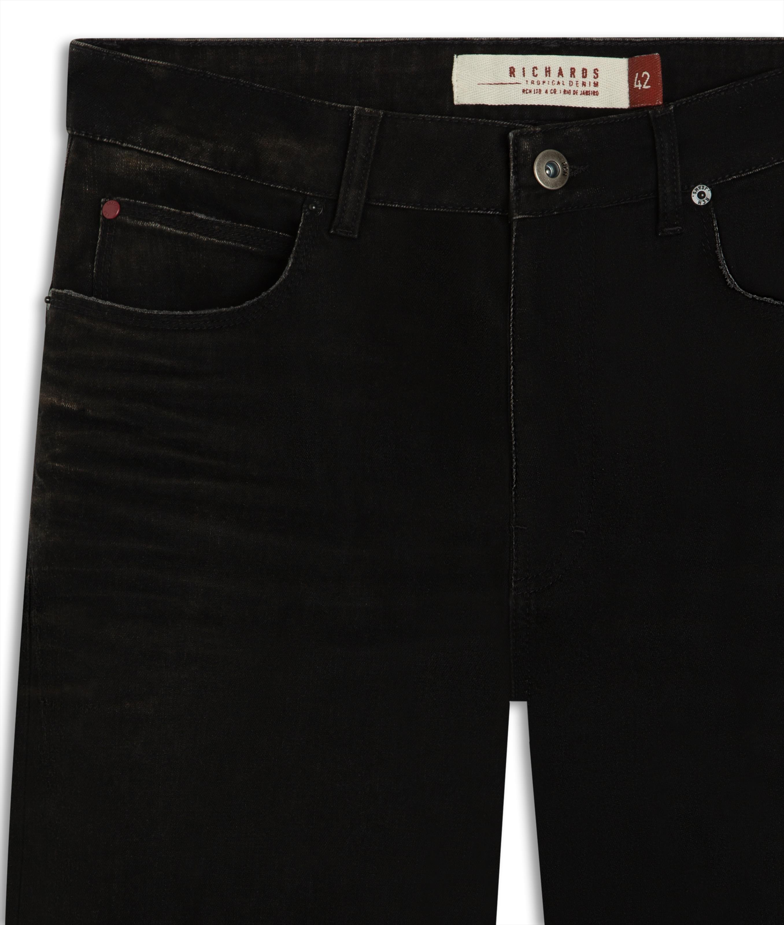 Calca Intense Black Tradicional Matheus 1516- Lav.Black C/ Sky