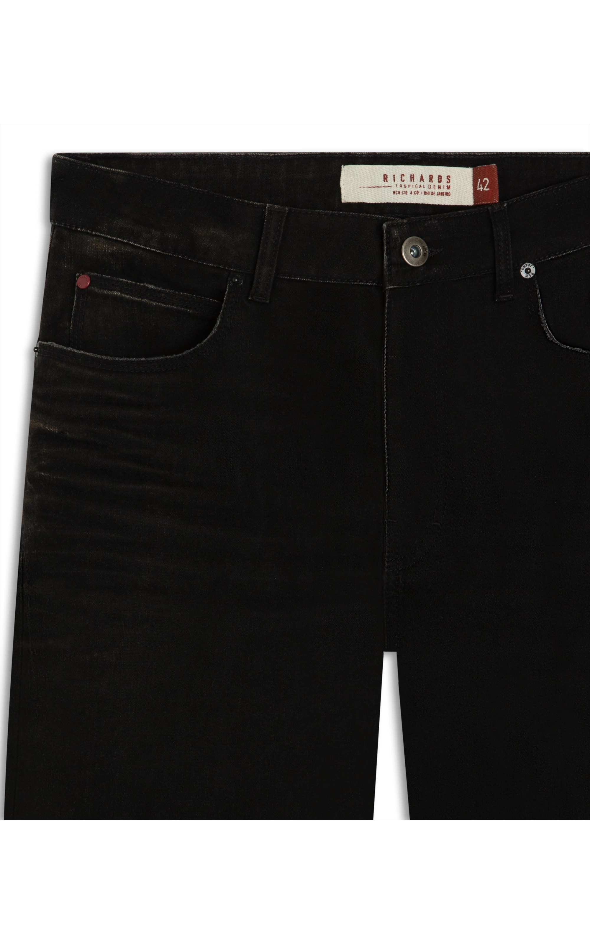 Calca Intense Black Tradicional Matheus 1516- Lav.Black C/ Sky