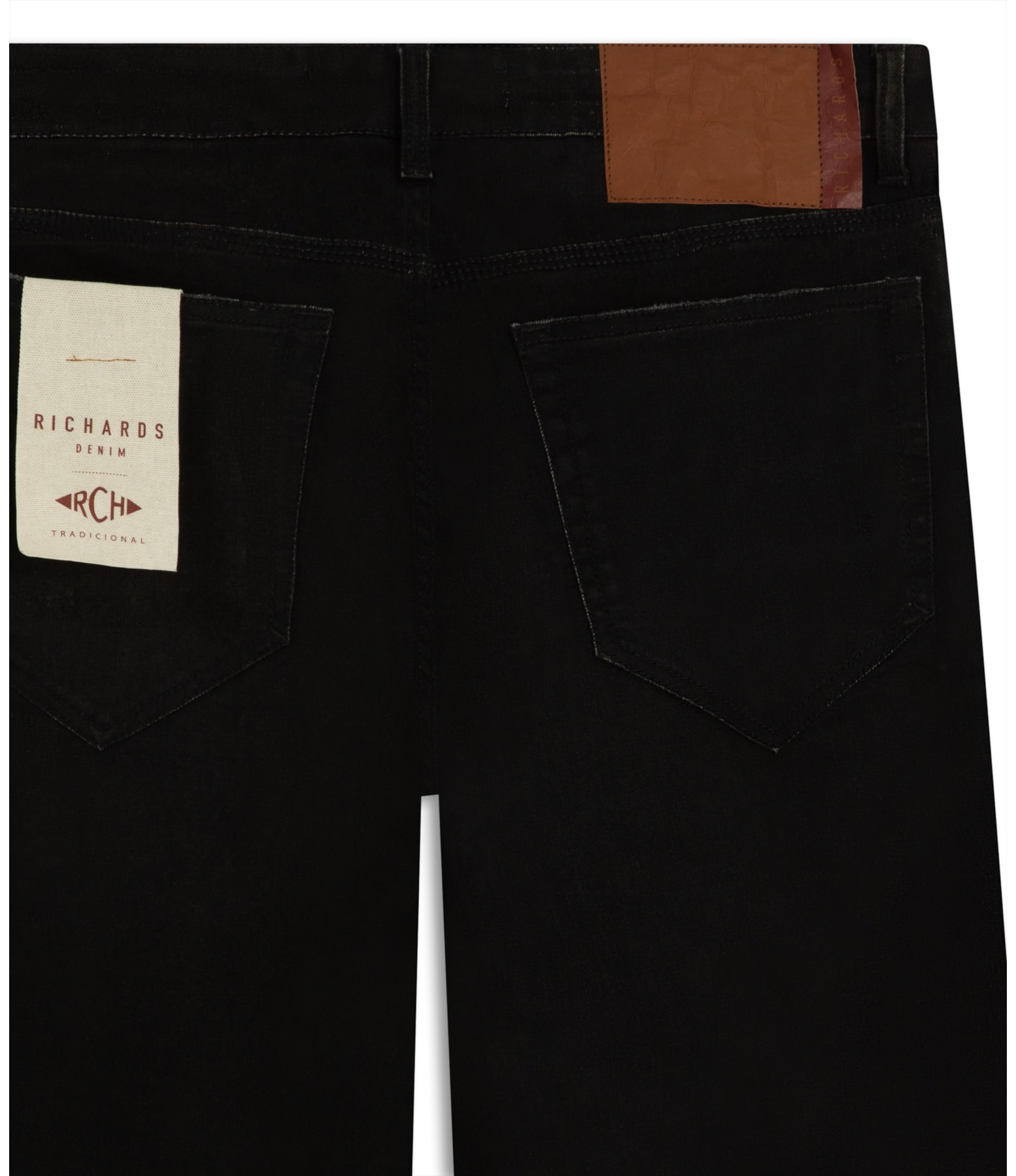 Calca Intense Black Tradicional Matheus 1516- Lav.Black C/ Sky