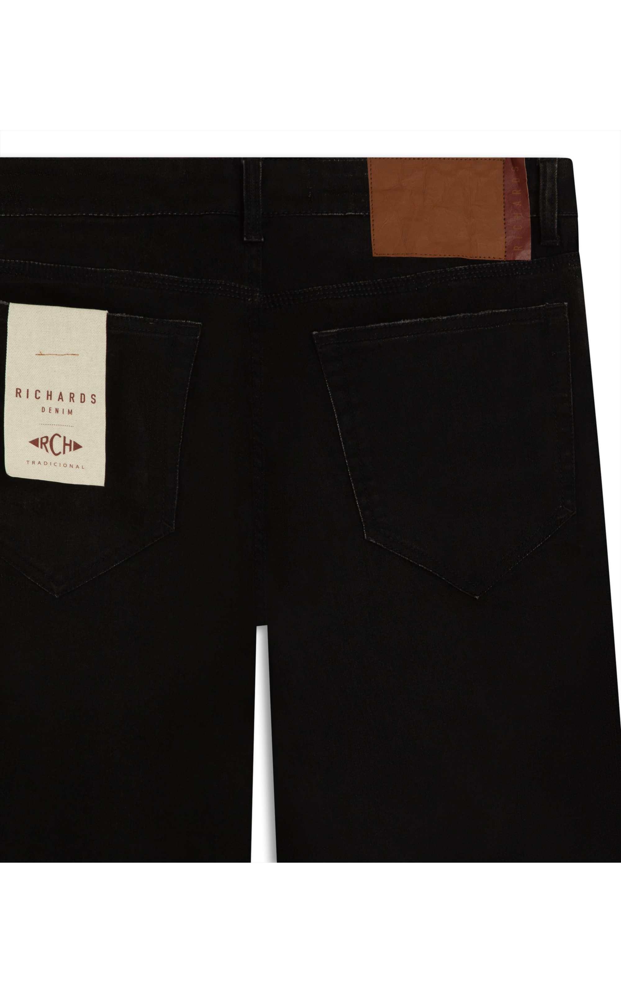 Calca Intense Black Tradicional Matheus 1516- Lav.Black C/ Sky