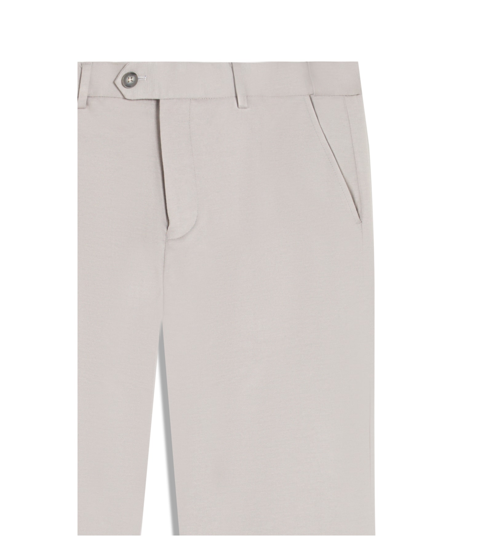 Calça Interlock Knitted Flex Cinza Claro