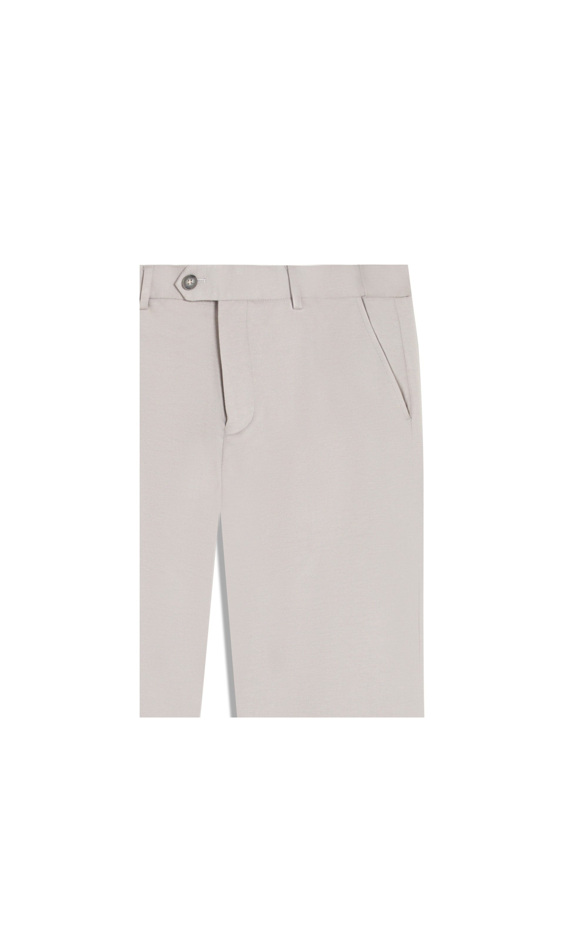 Calça Interlock Knitted Flex Cinza Claro