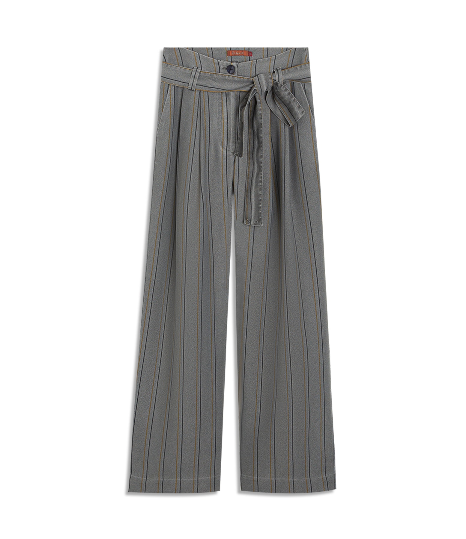 Calça Jane Listras Heavy Tabaco