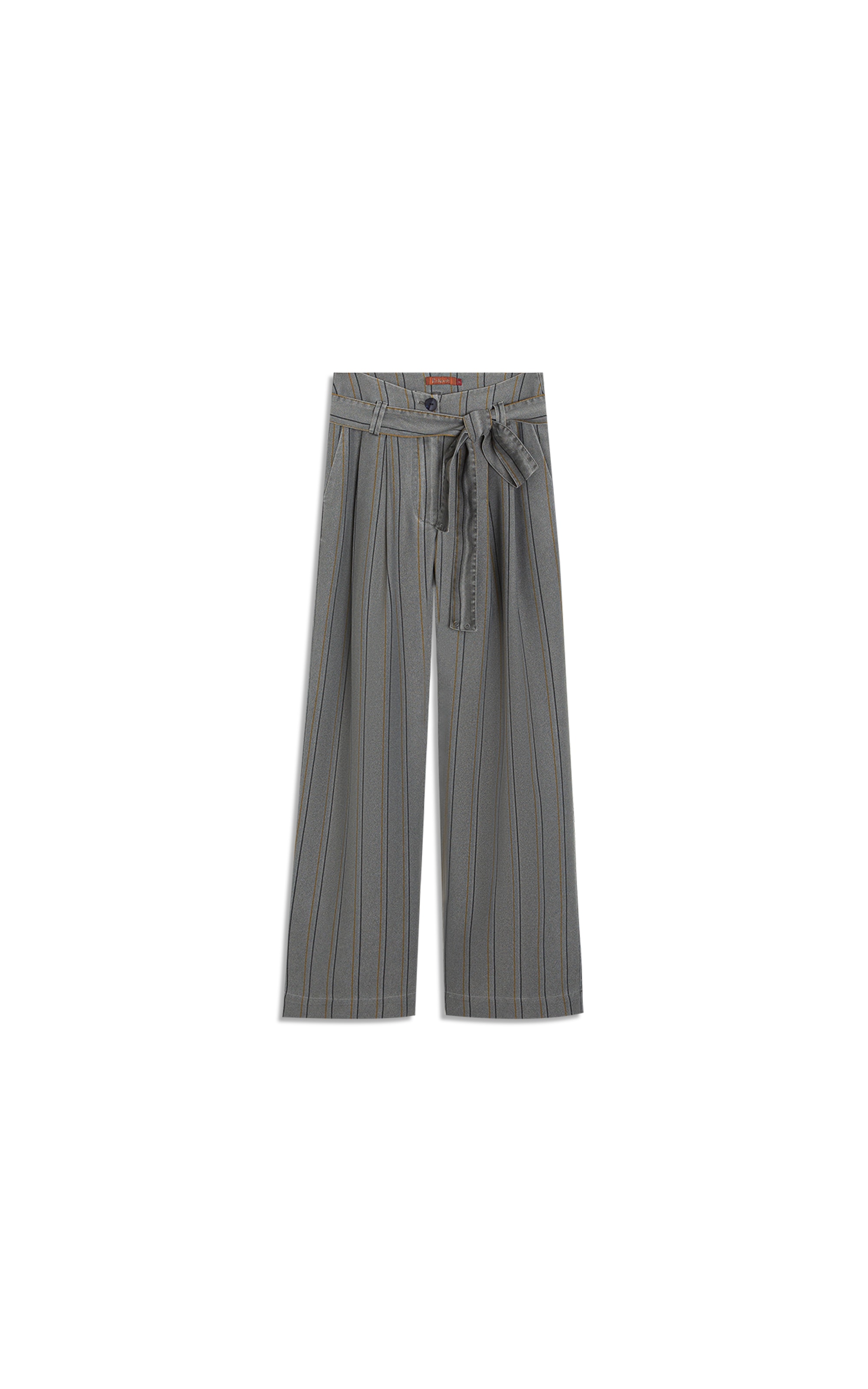 Calça Jane Listras Heavy Tabaco