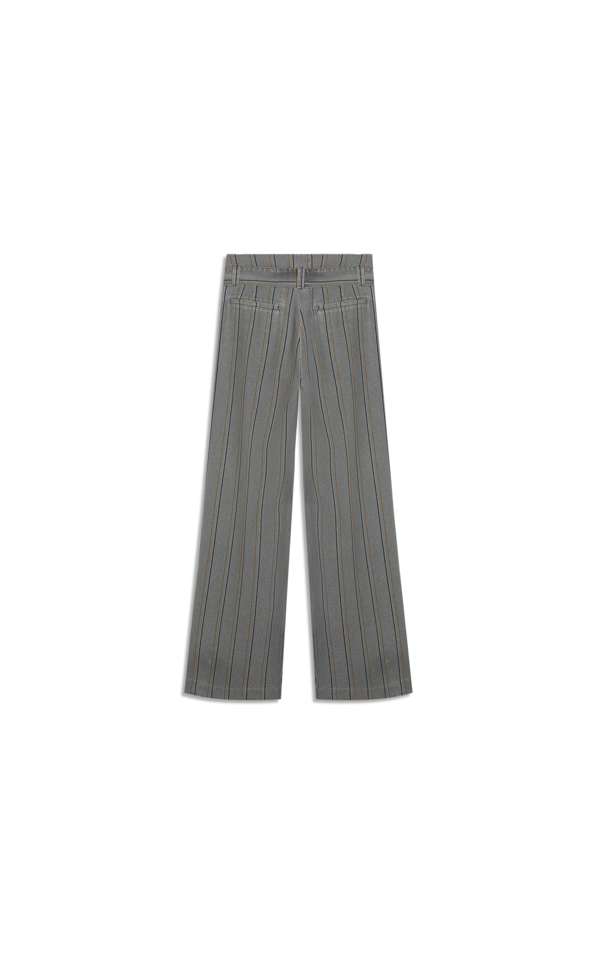Calça Jane Listras Heavy Tabaco