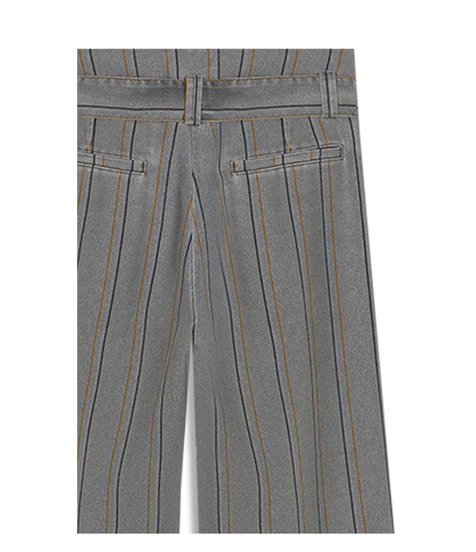 Calça Jane Listras Heavy Tabaco