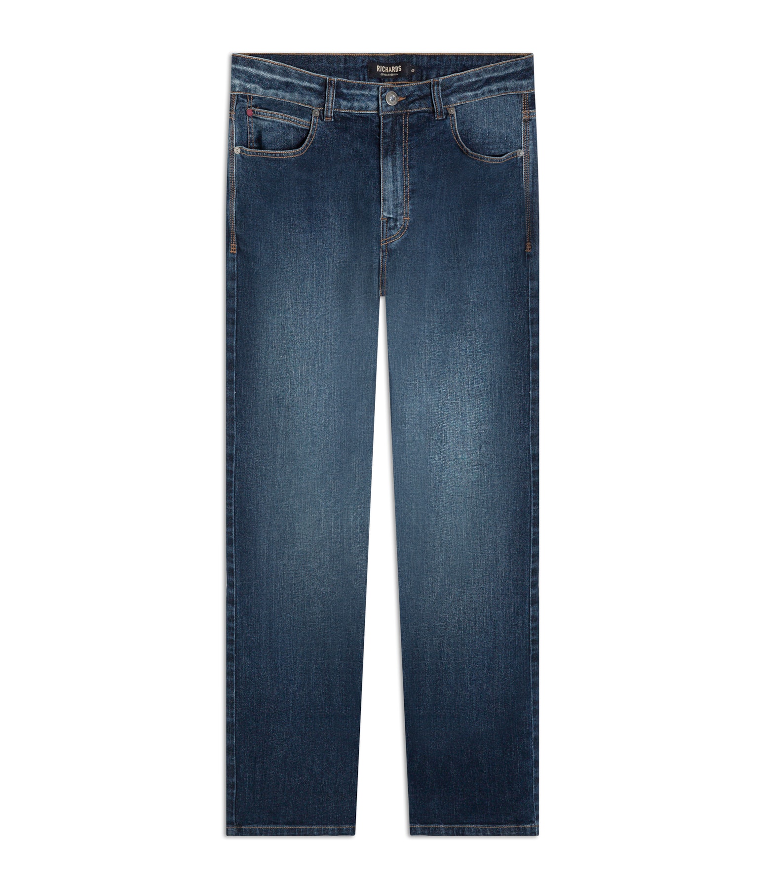 Calça Jeans Dark Forest Custom Fit Five Escuro C/ Used