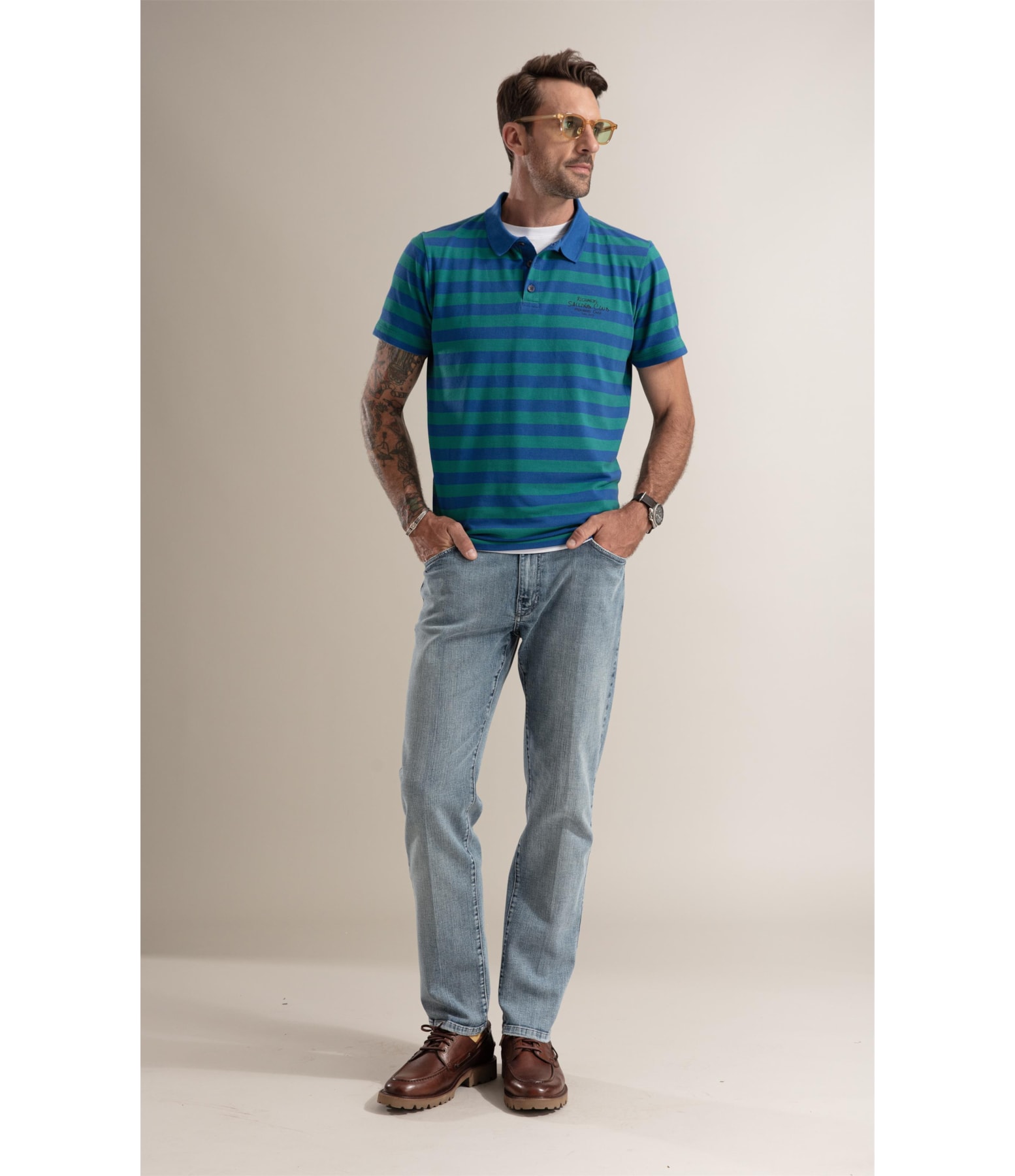 Calça Jeans High Fort Claro C/Tank