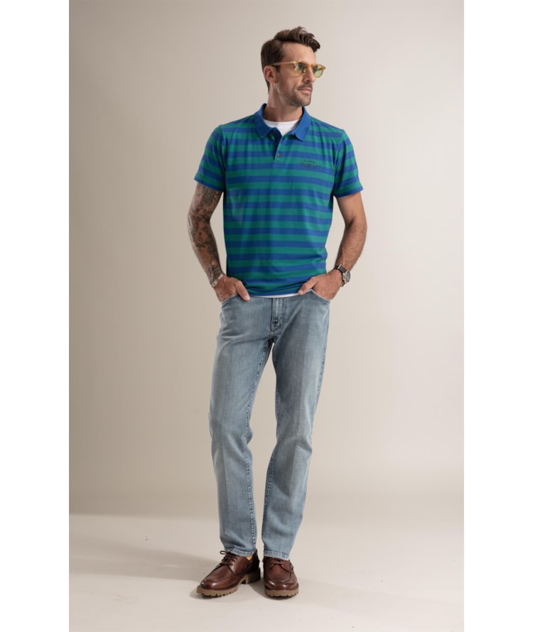Calça Jeans High Fort Claro C/Tank