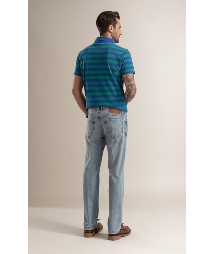 Calça Jeans High Fort Claro C/Tank