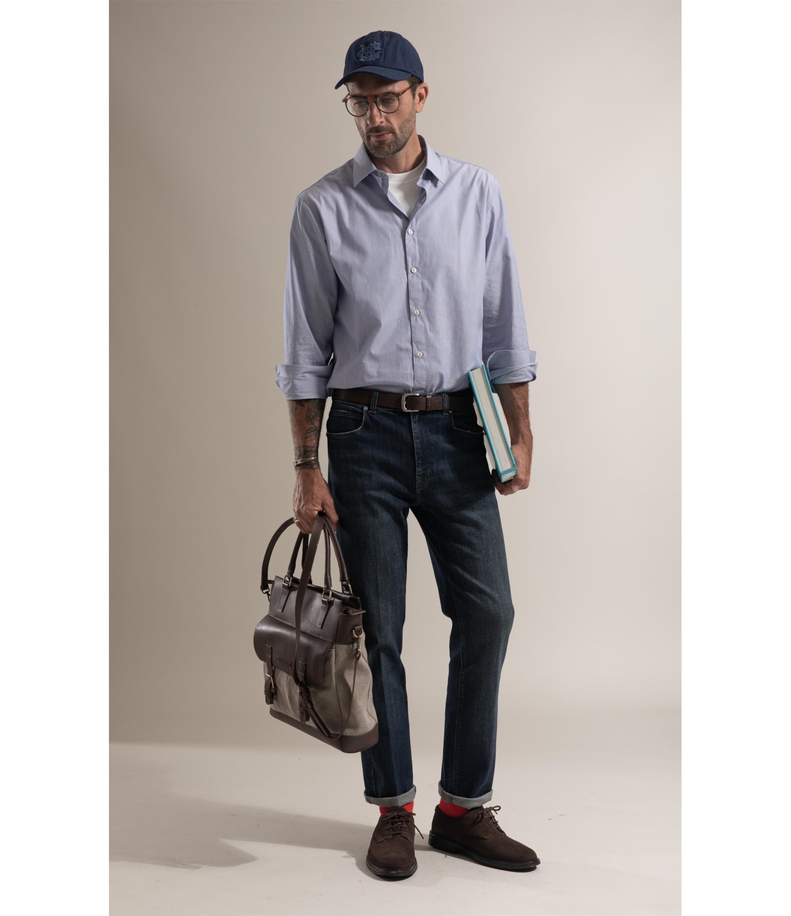 Calça Jeans High Fort Escuro C/ Matiz