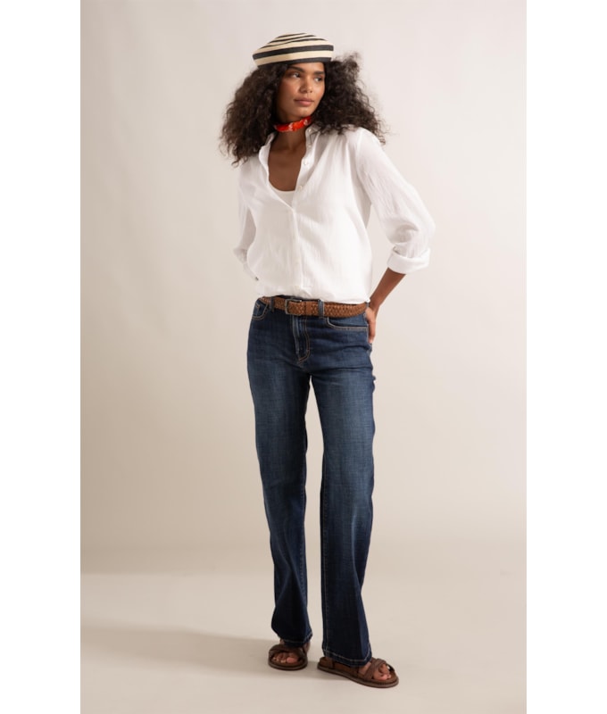 Calça Jeans Patte Visco Indigo Five Medio C/Tank