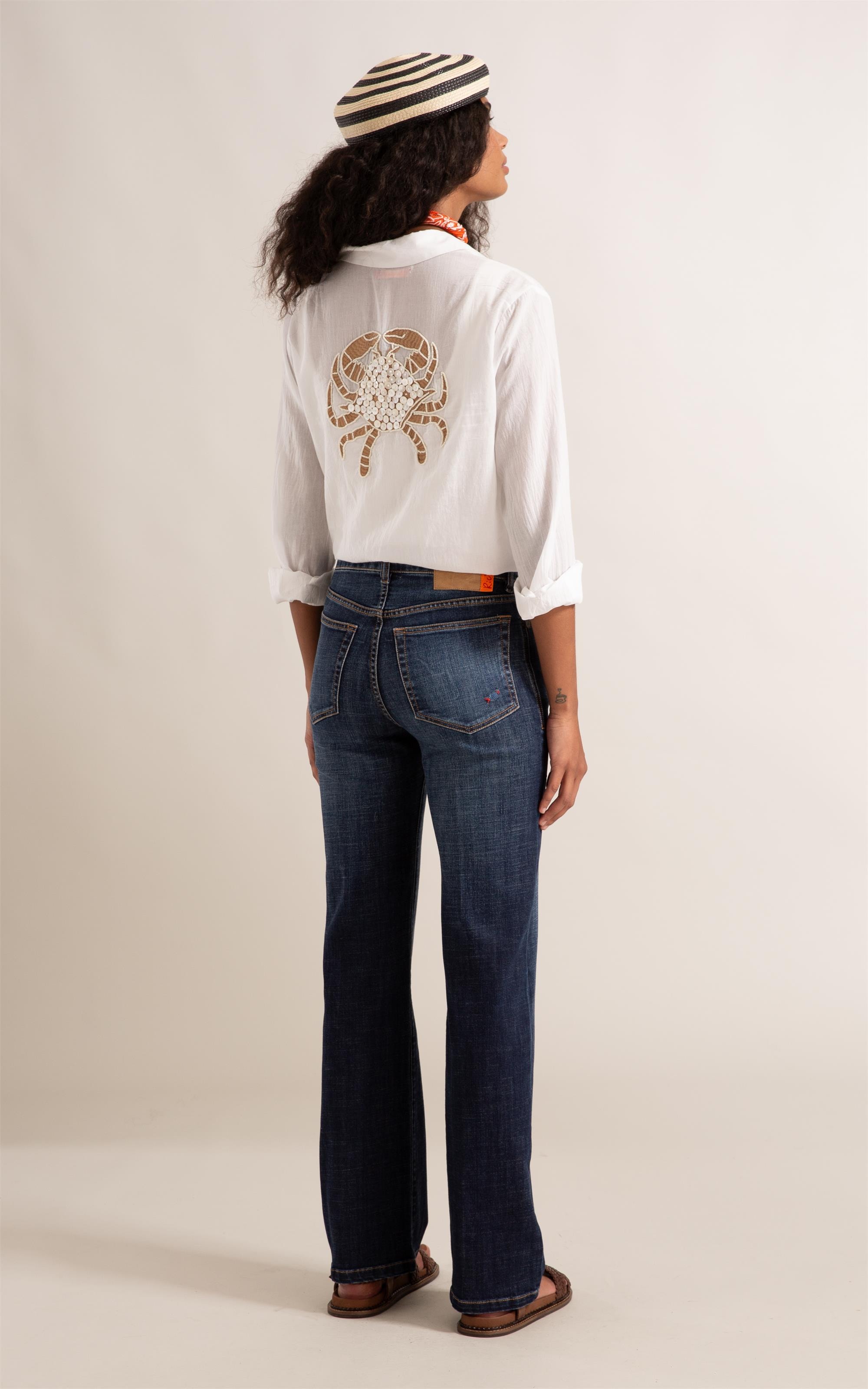Calça Jeans Patte Visco Indigo Five Medio C/Tank